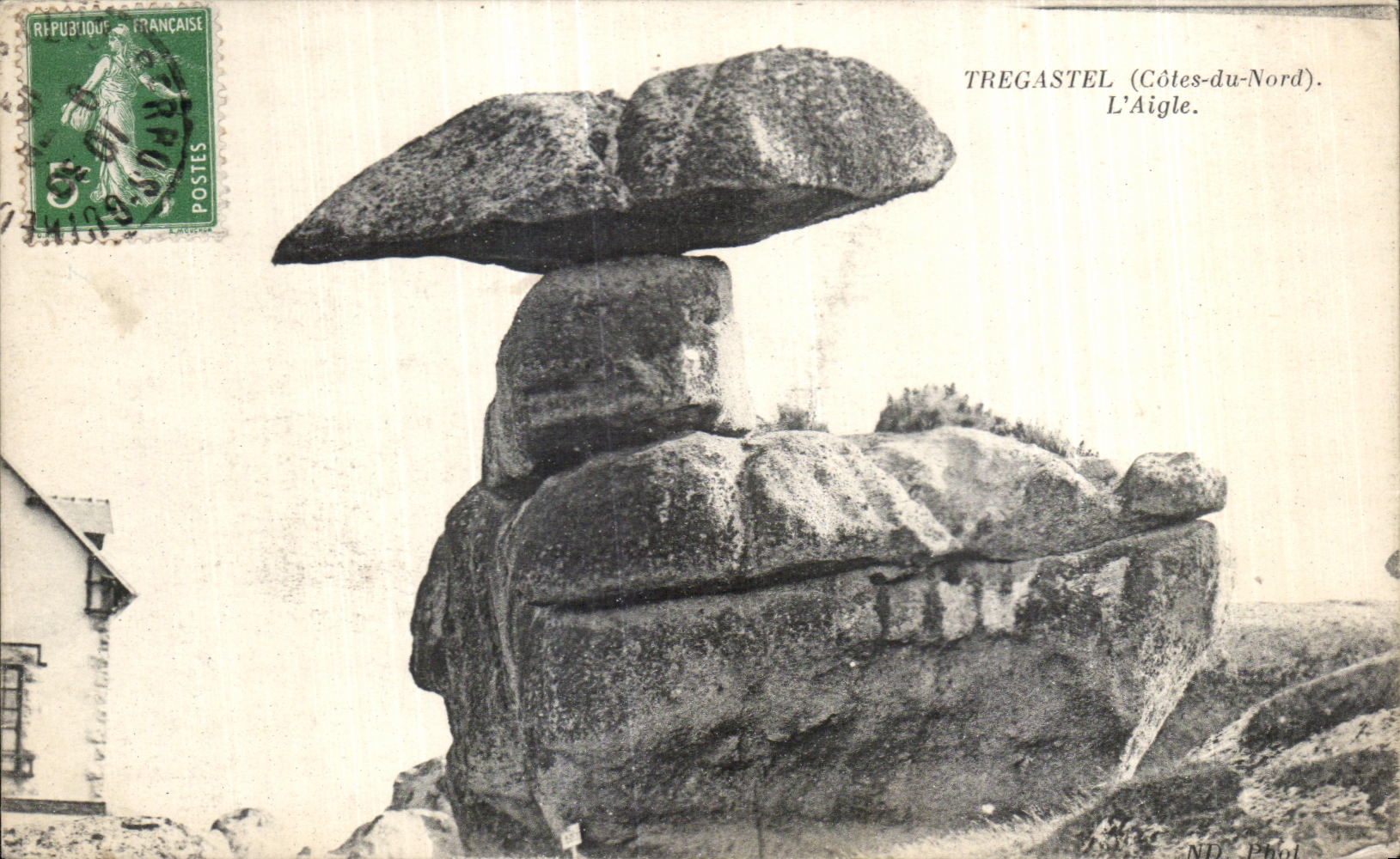 CPA Tregastel L Aigle