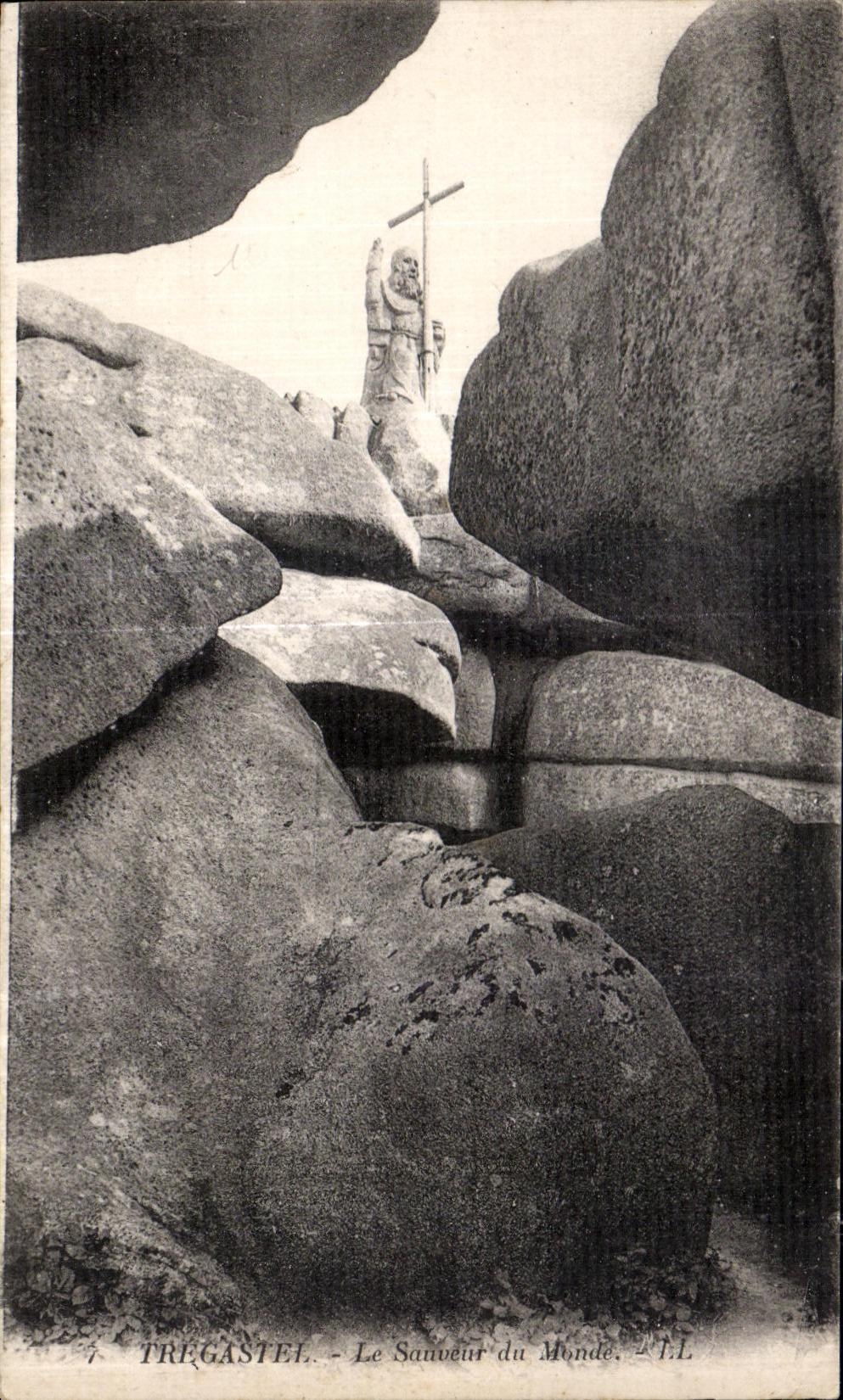 CPA Tregastel Le Sauveur du Monde