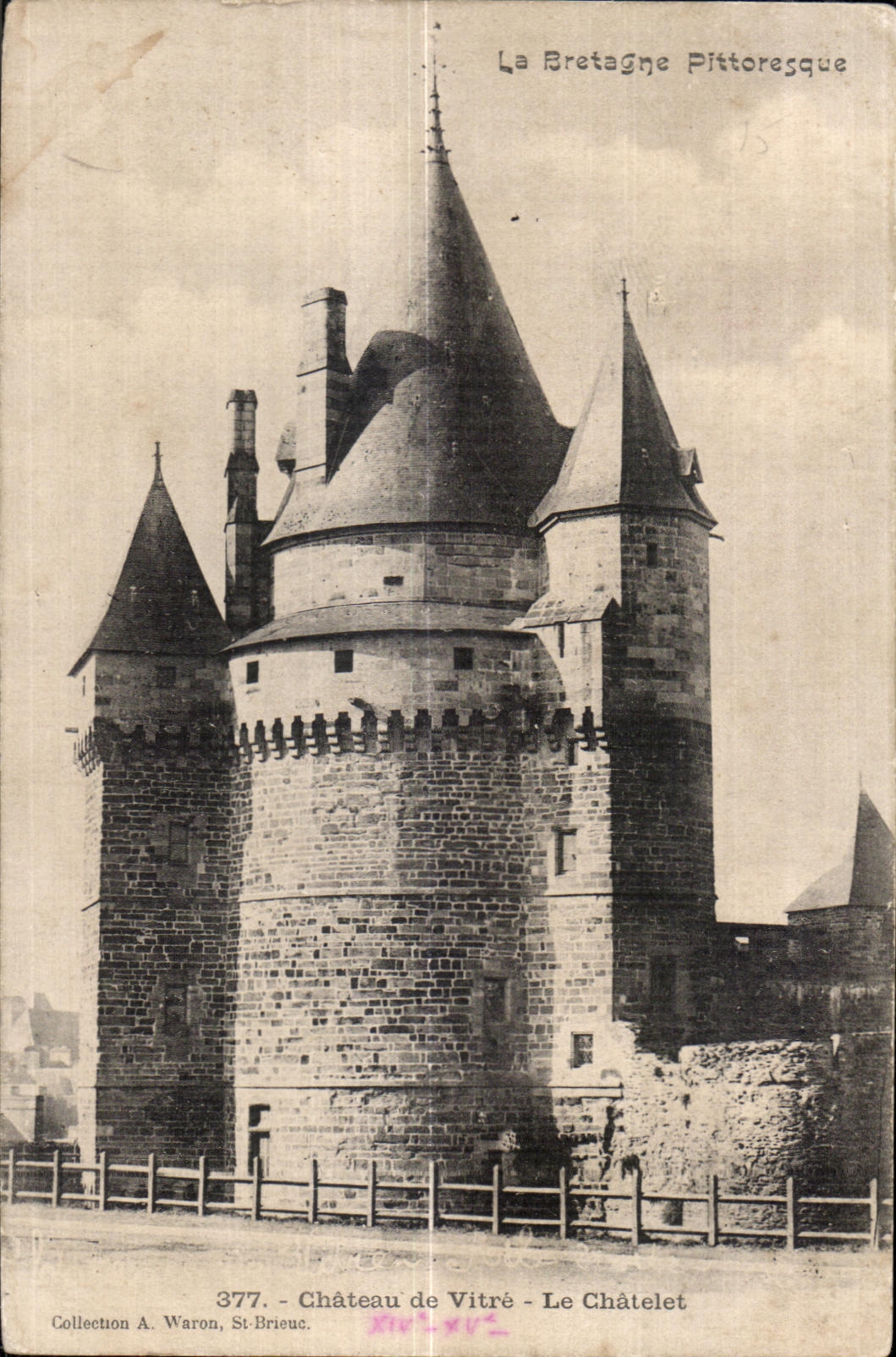 CPA Chateau de Vitre Le Chatelet