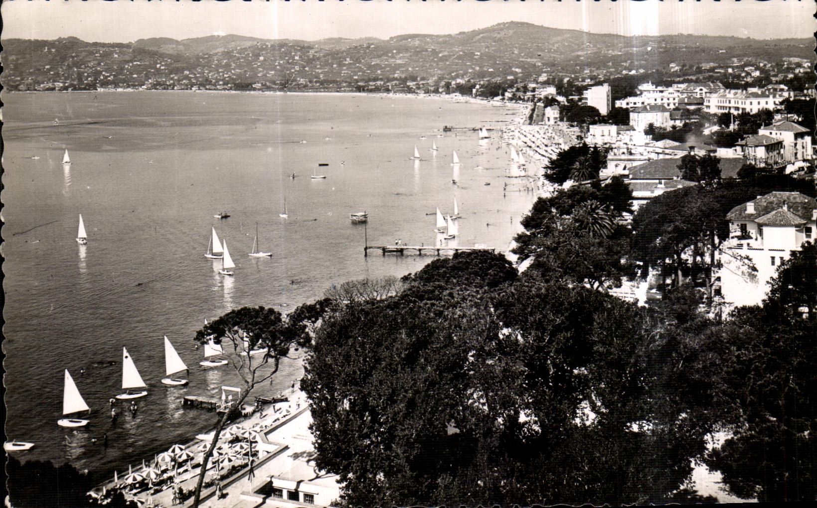 CPA Juan Les Pins Vue generale de la Bale