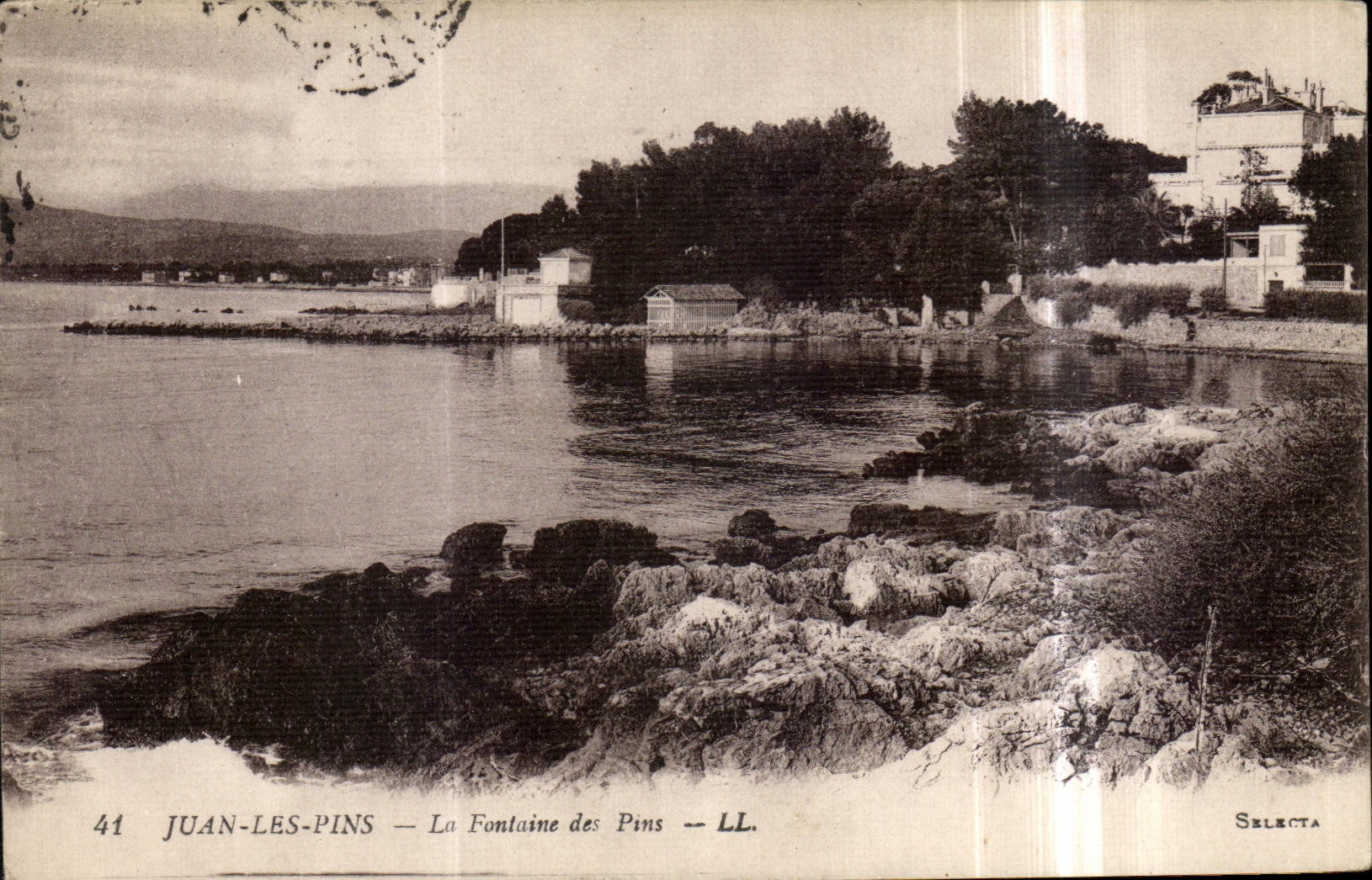 CPA Juan les Pins La Fontaine des Pins
