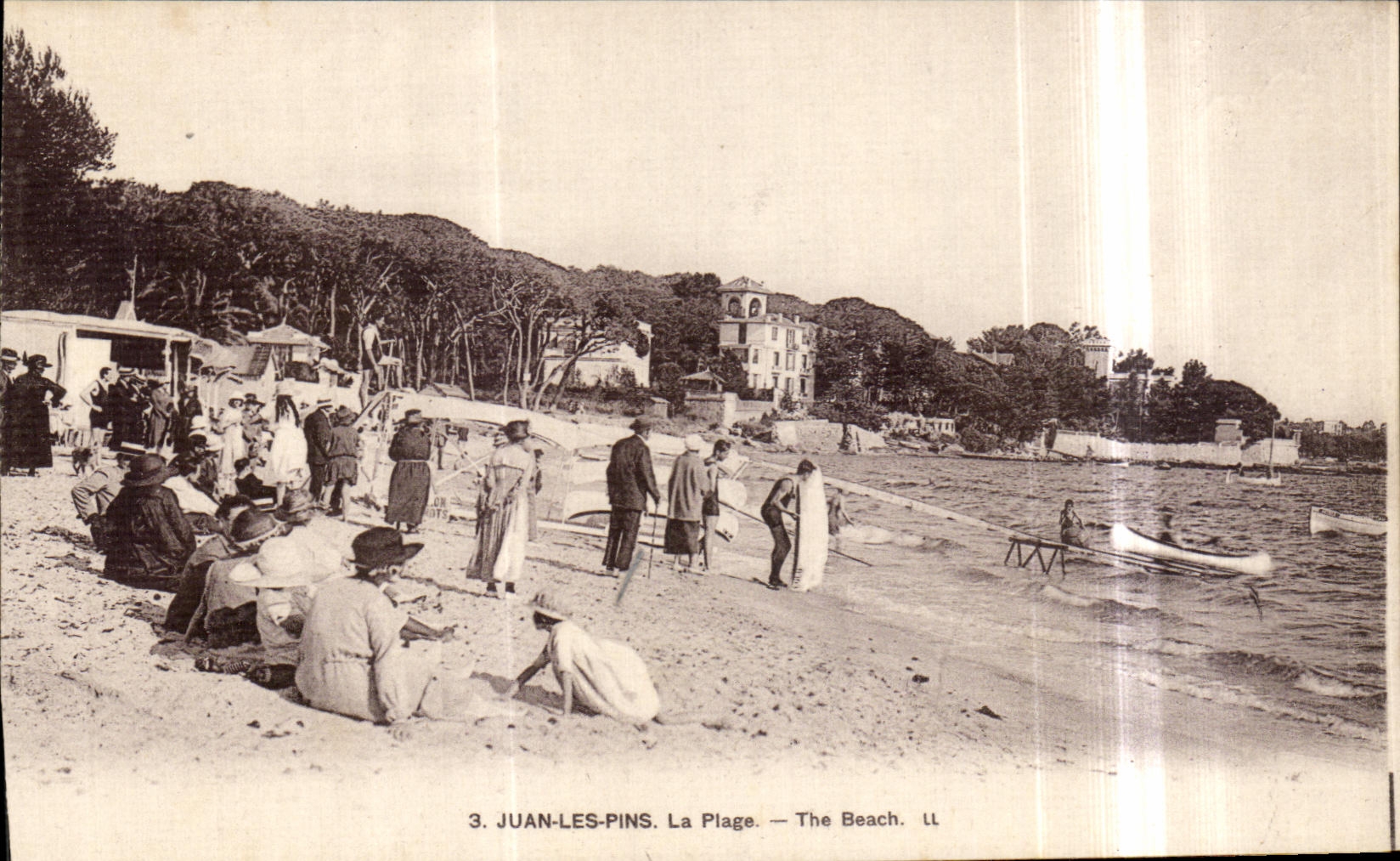 CPA Juan les Pins La Plage The Beach