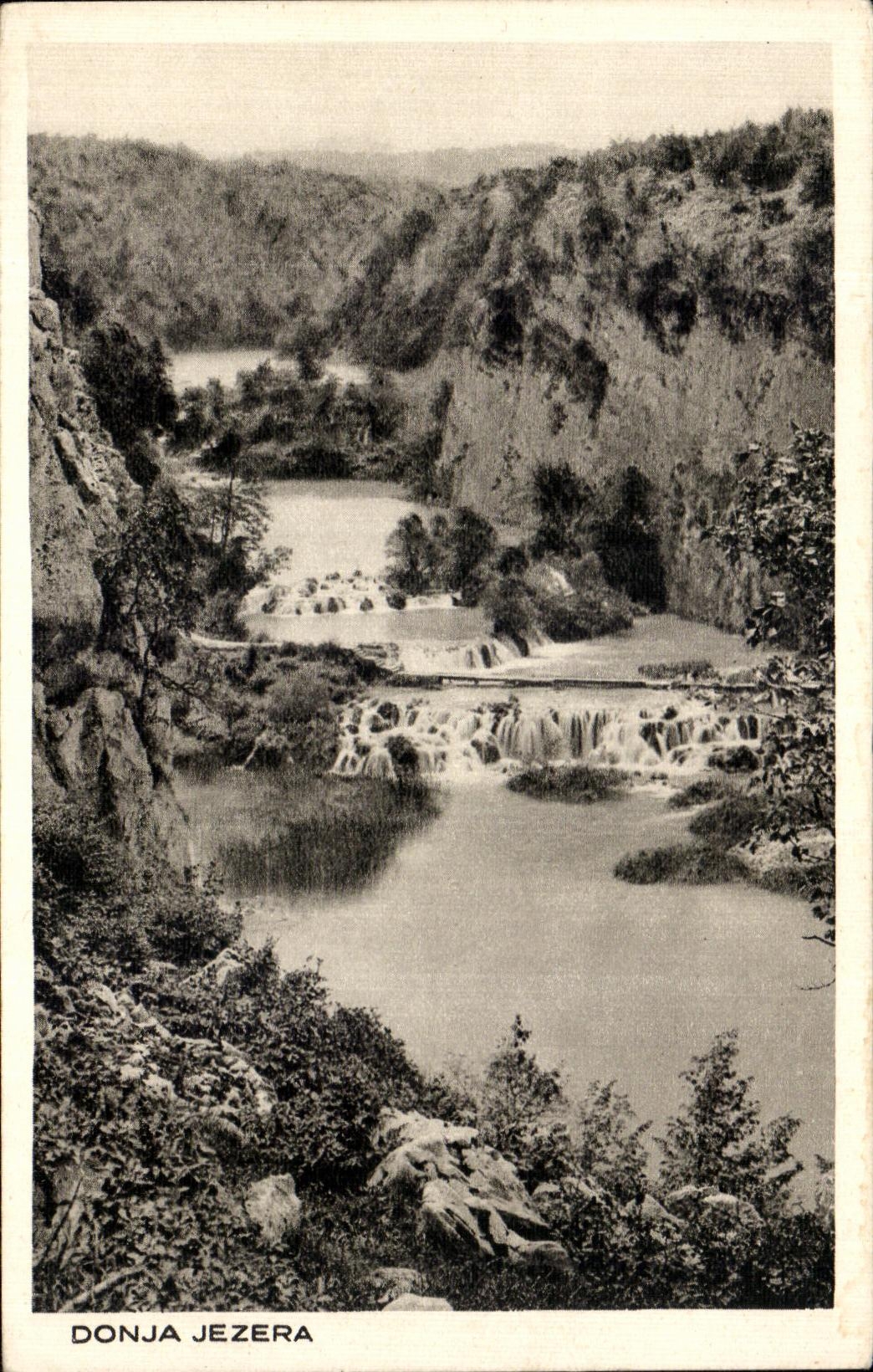 CPA Donja Jezera Les lacs de Plitvice Croatia Croatie