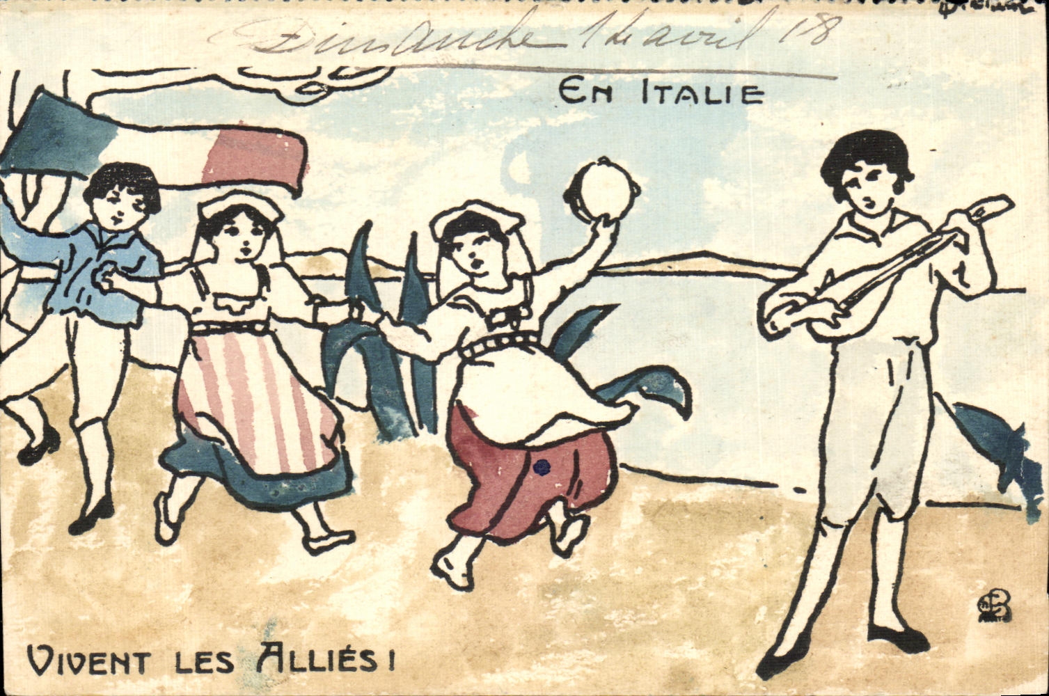 CPA In Italy Vivent Combine Them Italia Militaria