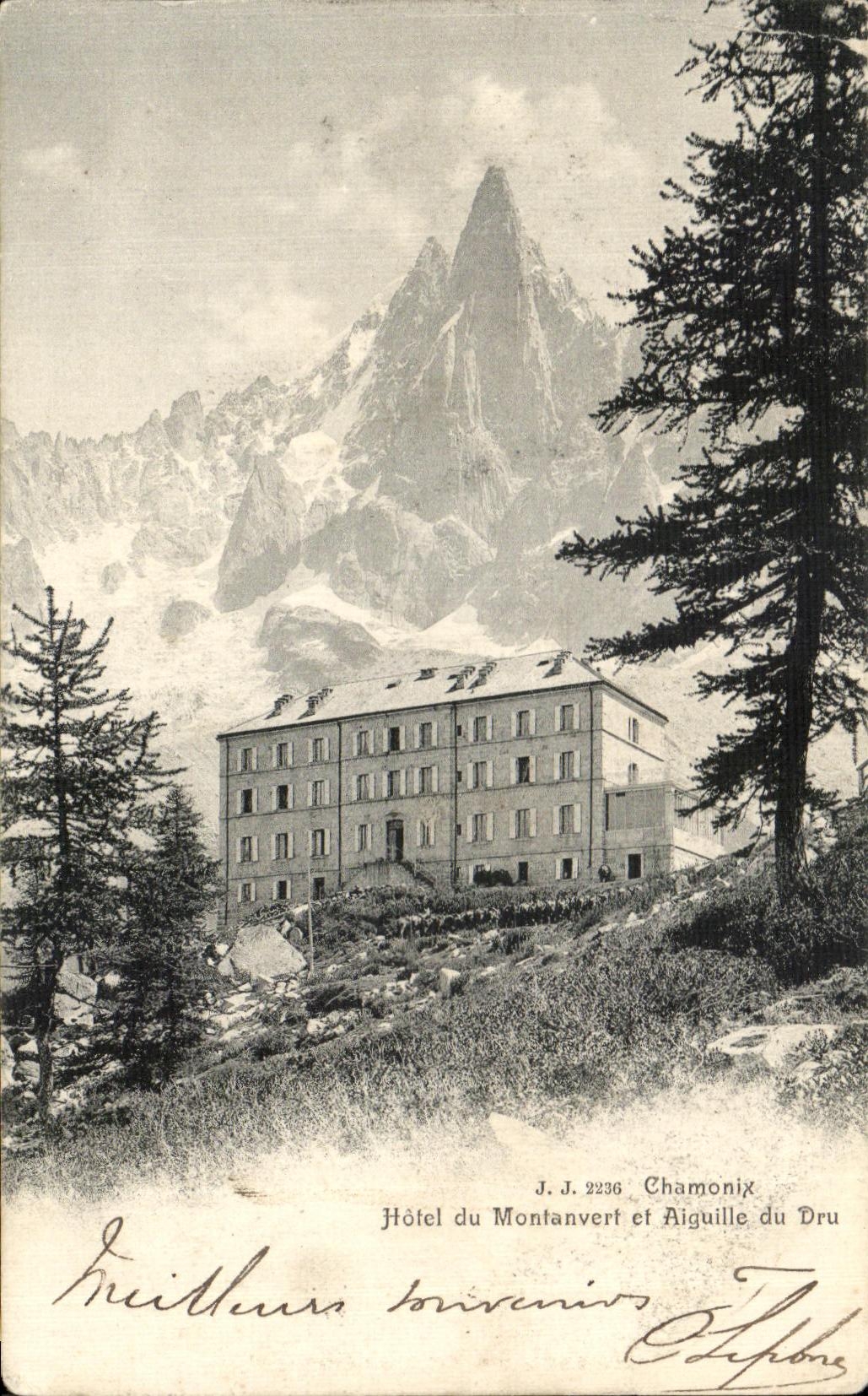 CPA Chamonix Hotel of Montanvert and Aiguille Thickly