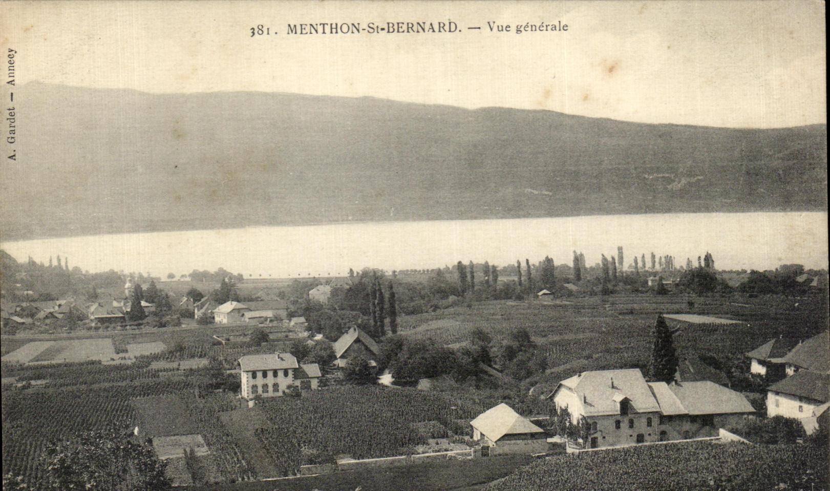 CPA Menthon St Bernard Vue generale