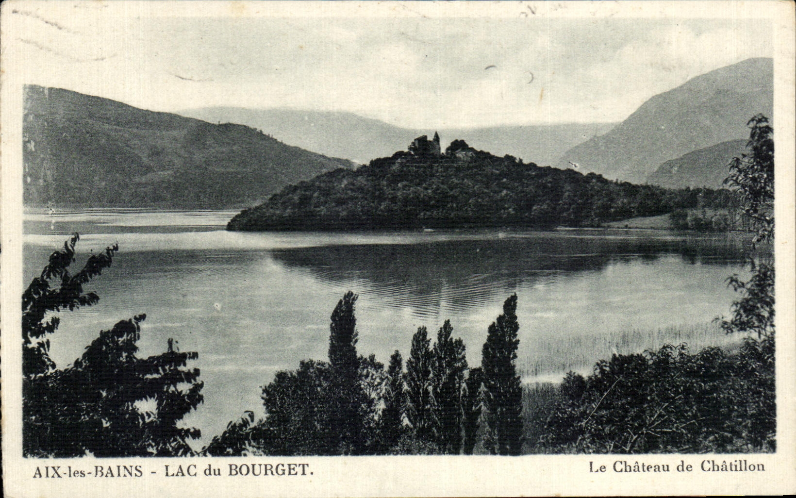 CPA Aix les Bains Lac du Bourget Le Chateau de Chatillon