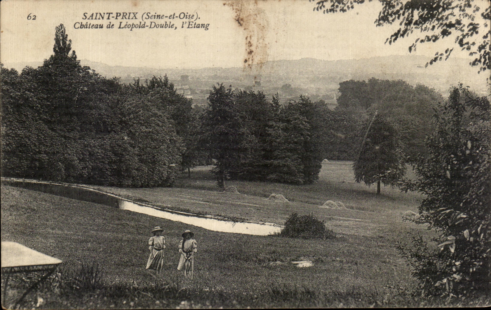 CPA Saint Prix Castle of Leopold Doubles I Pond