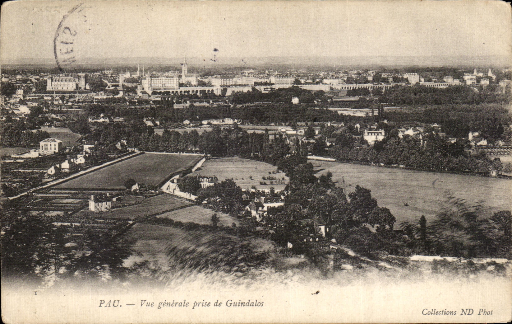 CPA Pau View taken of Guindalos