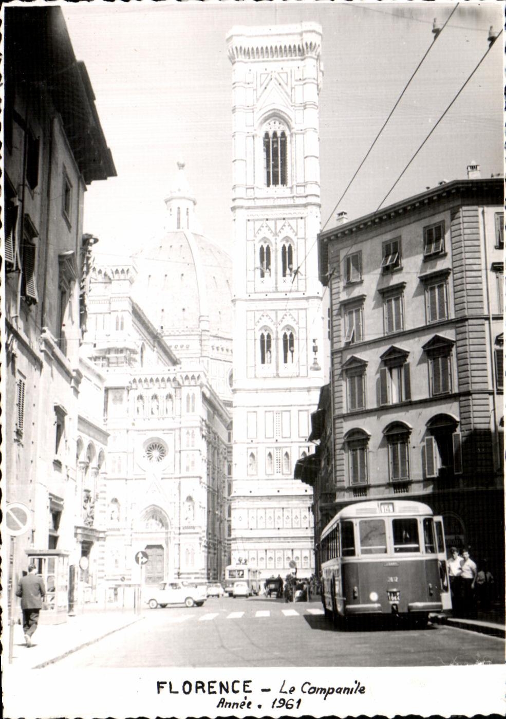 CPA Florence Le Companile Annee 1961