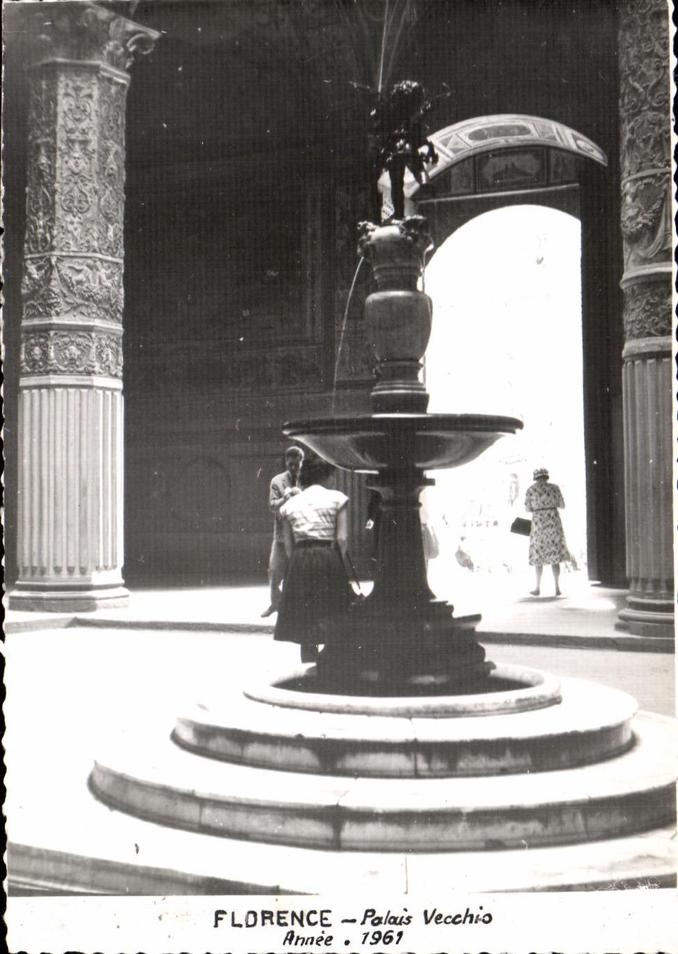 CPA Florence Palais Vecchio Annee 1961