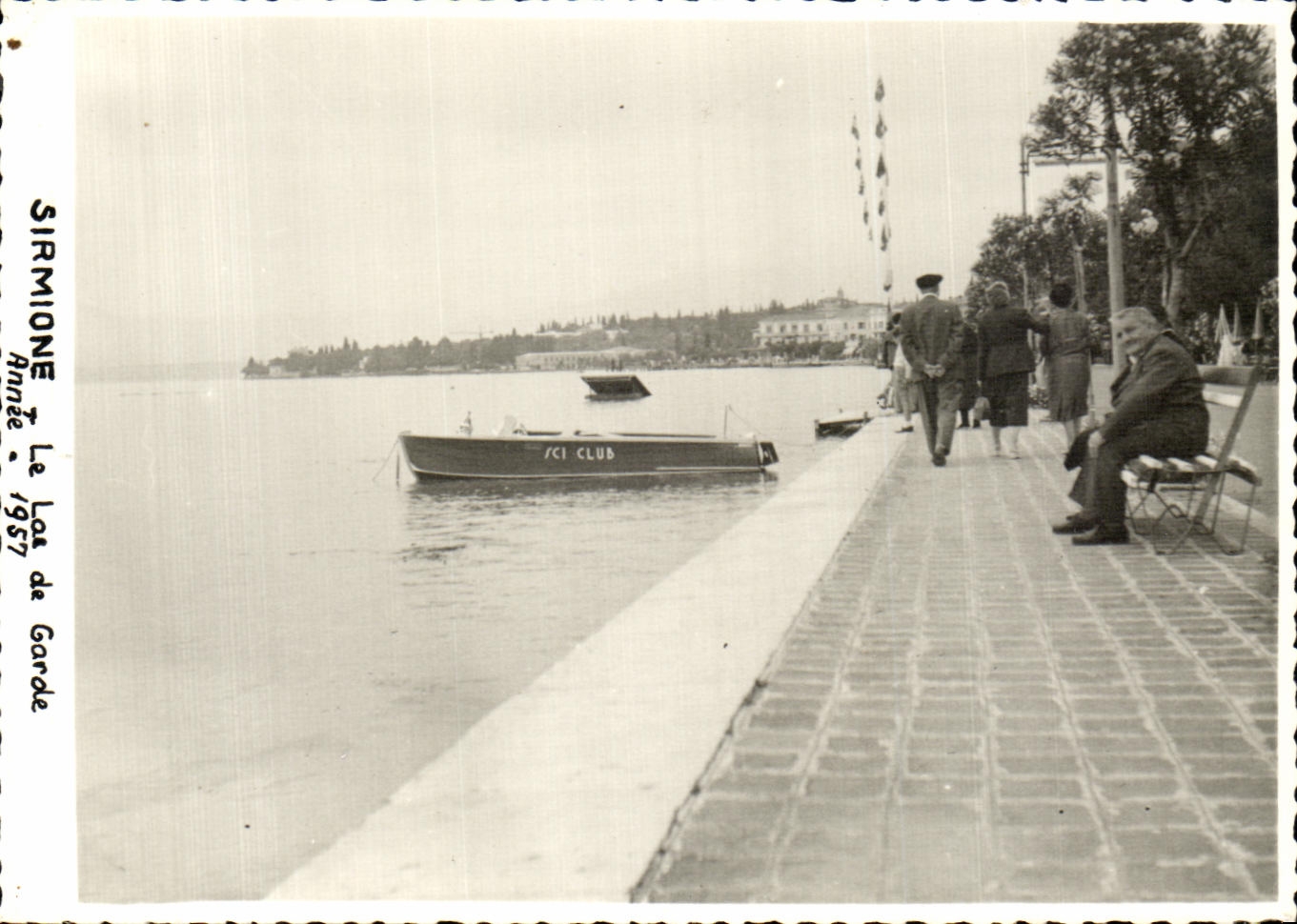 CPA Sirmione la siega del ano 1957 del protector