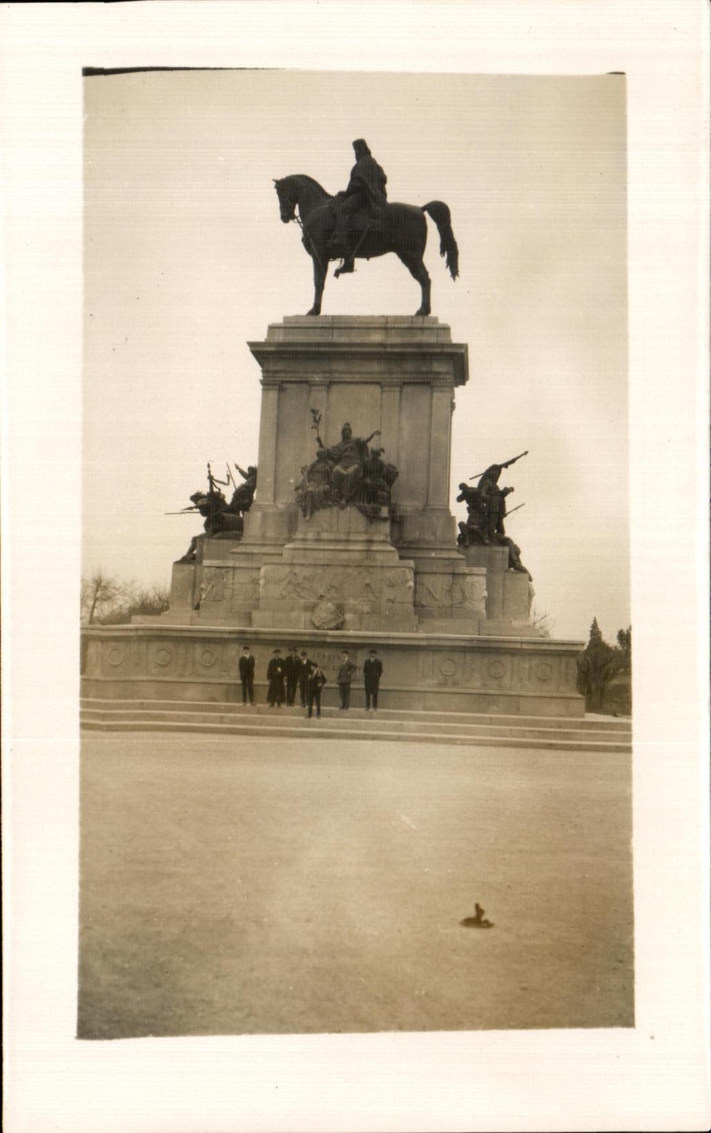Photo Rome Roma 1929 italie italia Monument de Garibaldi