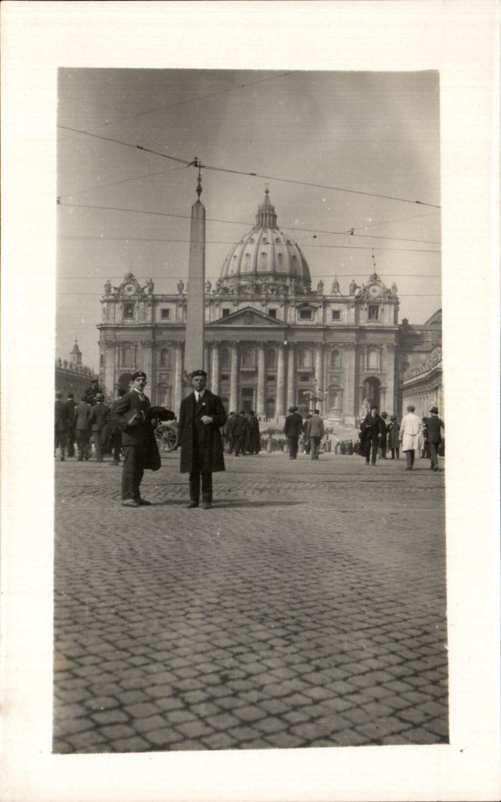 Photo Rome Roma 1929 italie italia L obelisque de la place 