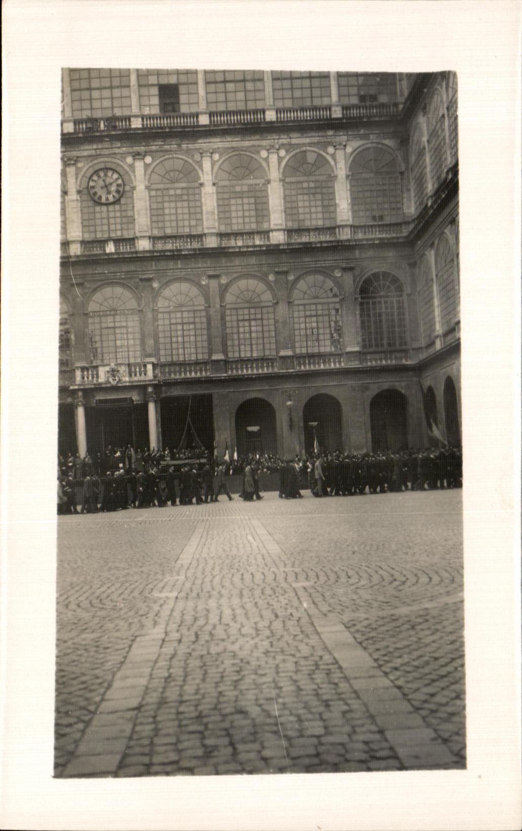 Photo Rome Roma 1929 italie italia Defile du pelerinage des jeunes francais