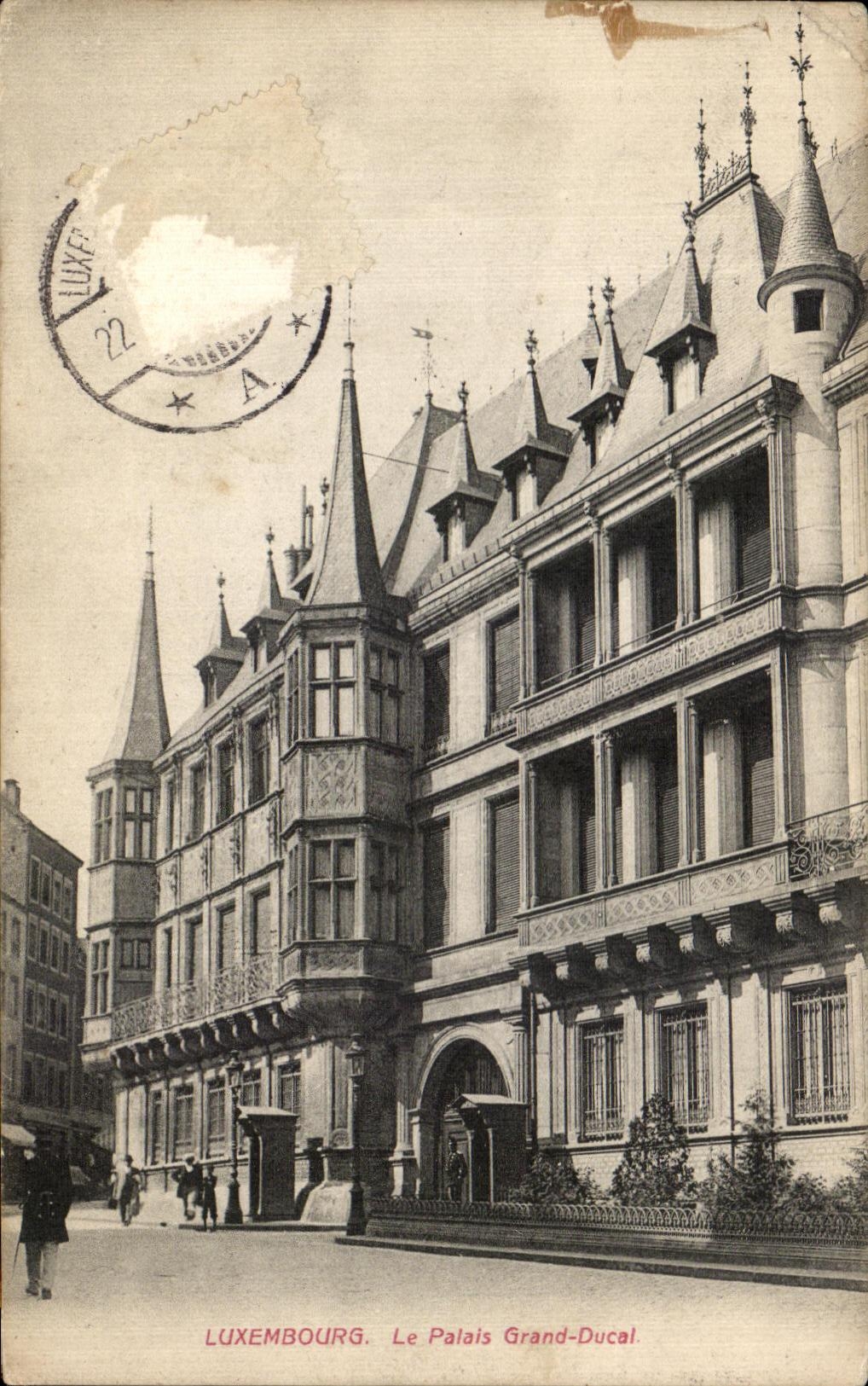 CPA Luxembourg the Ducal Large palate