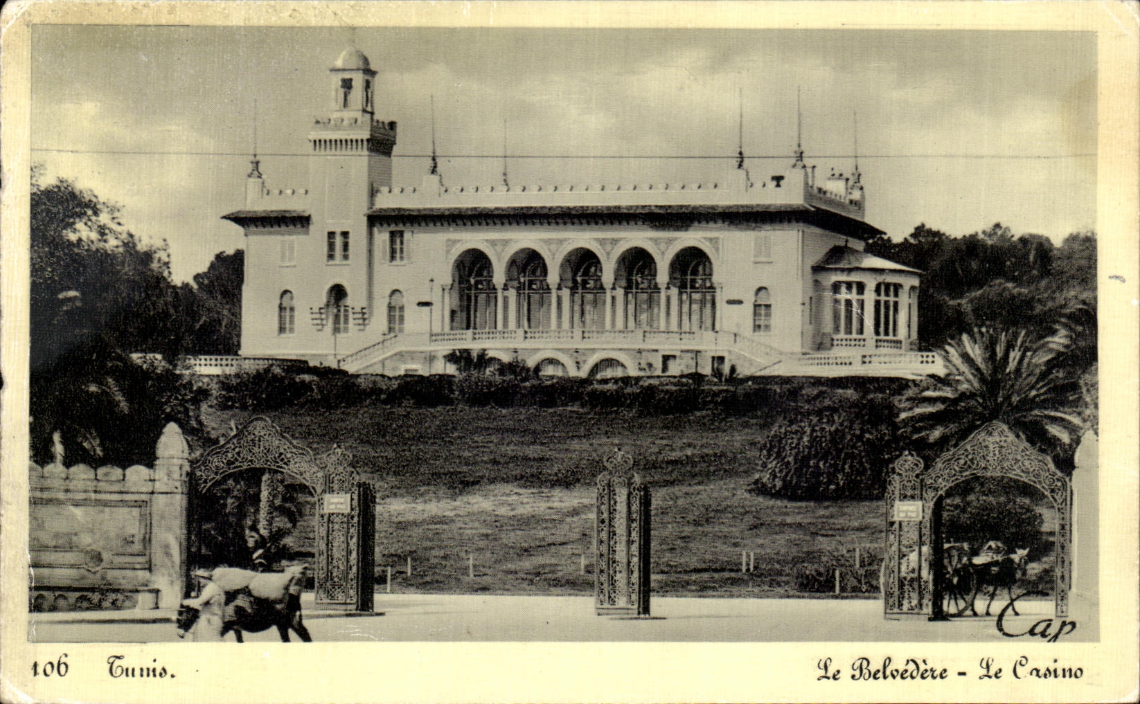 CPA Tunis Le Belvedere Le Casino