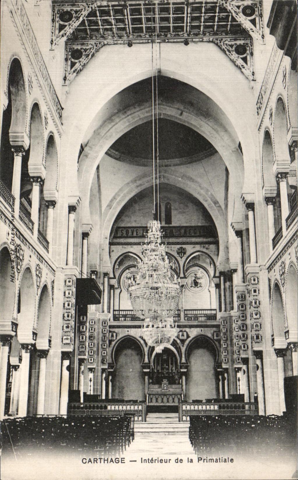 CPA Carthage Interieur de Ia Primatiale