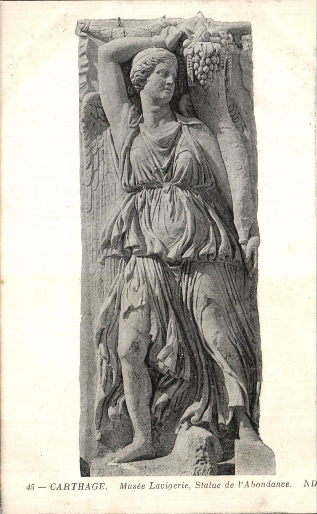 CPA Carthage Musee Lavigerie Statue de I Abondance