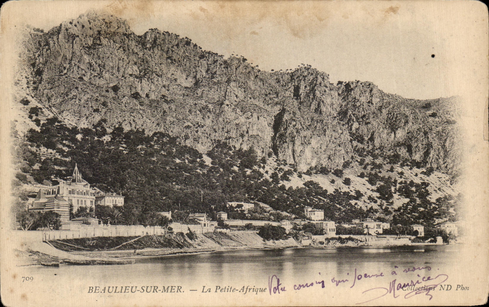 CPA Beaulieu Sur Mer La Pelite Afrique