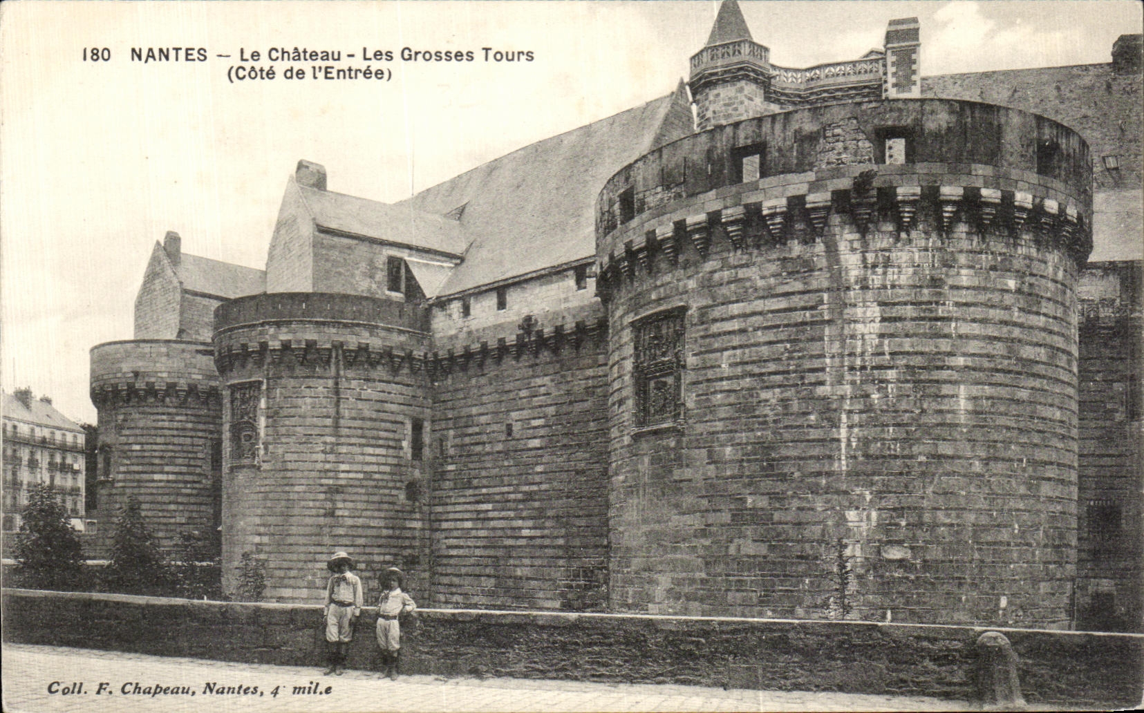 CPA Nantes the Castle Grosses Tours
