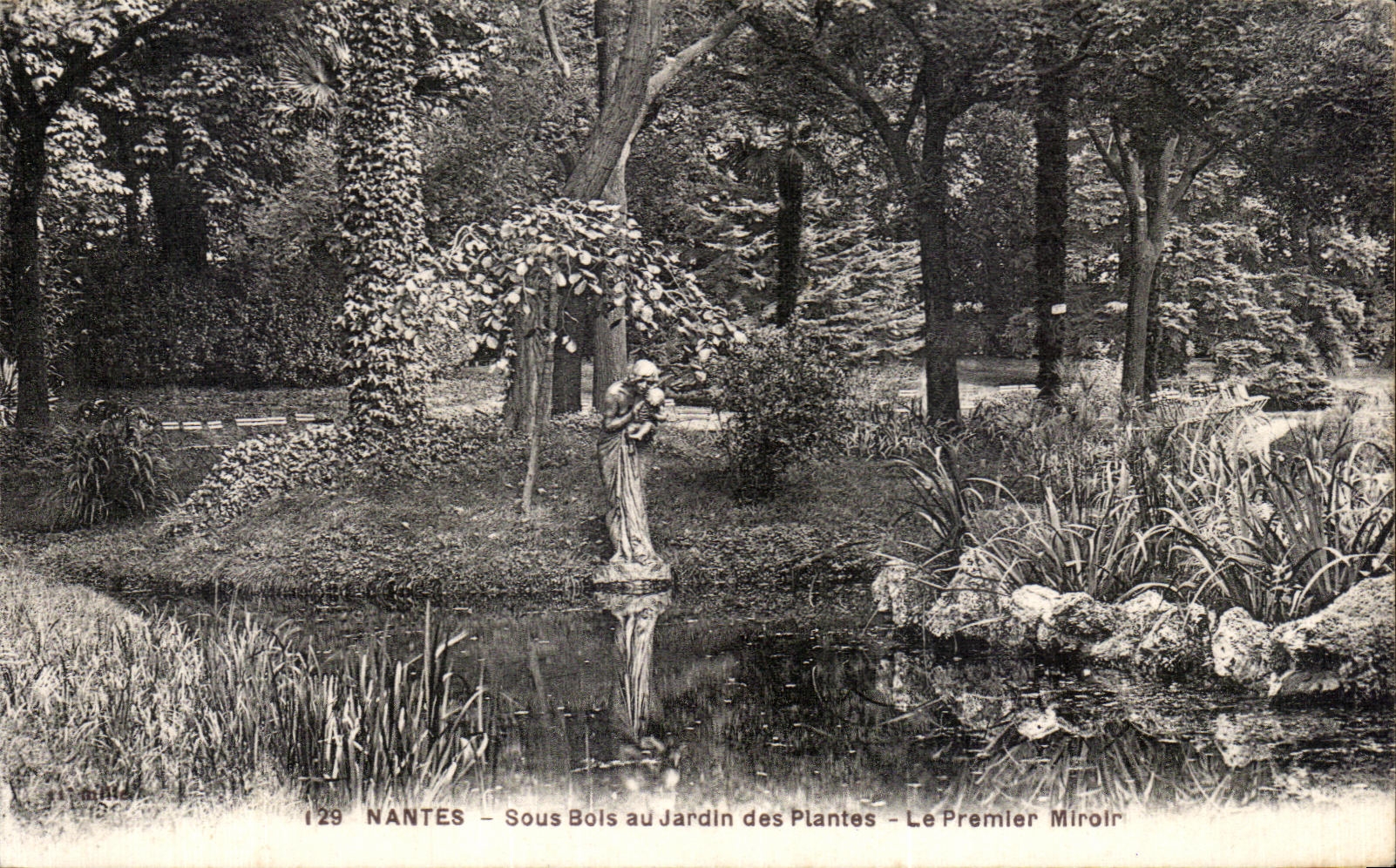 CPA Nantes Under Wood with the botanical garden the First Mirror
