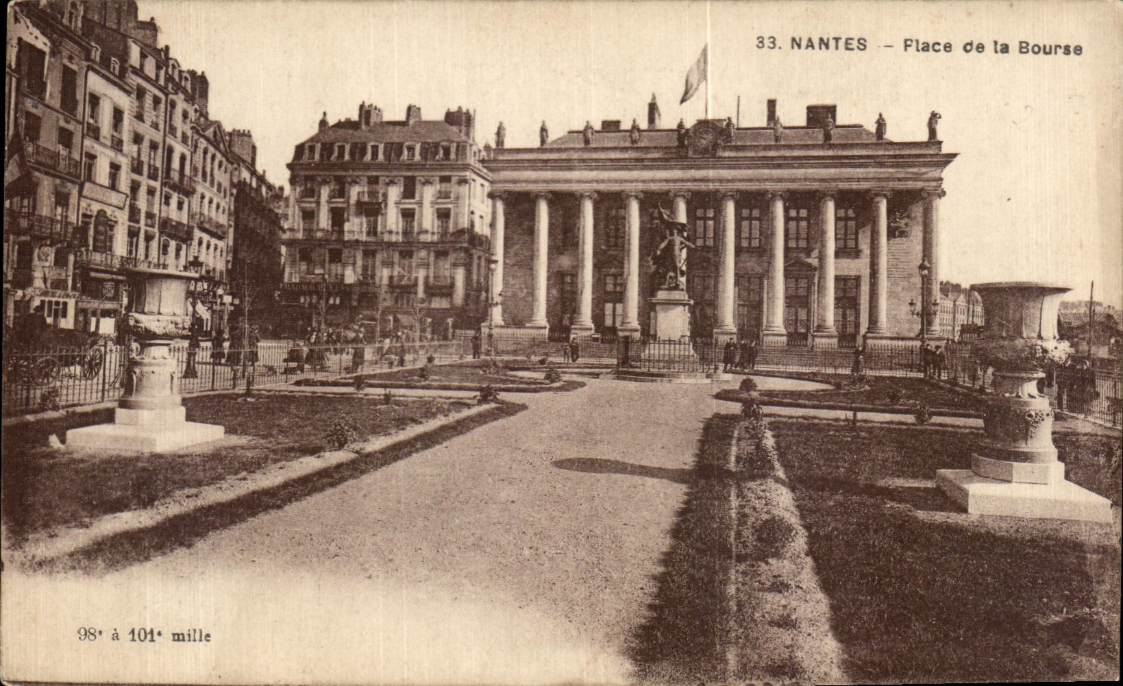 CPA Nantes Flace of the Stock Exchange