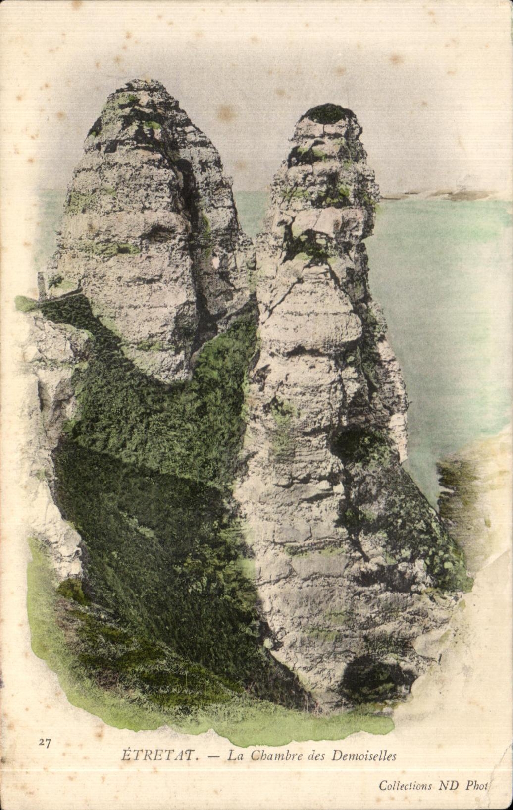 CPA Etretat the Room of the Young ladies