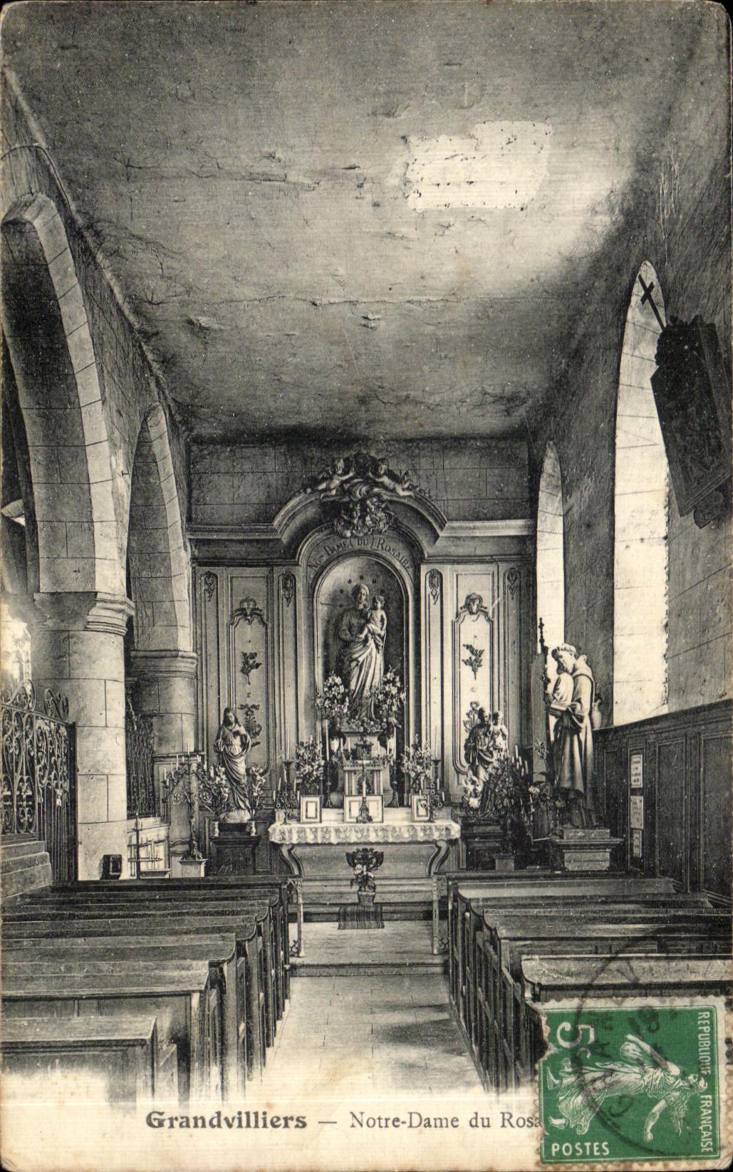 CPA Grandvilliers Notre Dame du Rose
