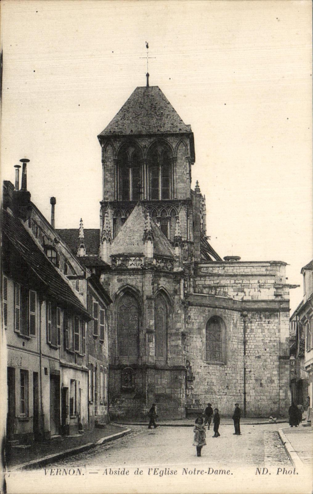 CPA Vernon Apse of Notre Dame Church
