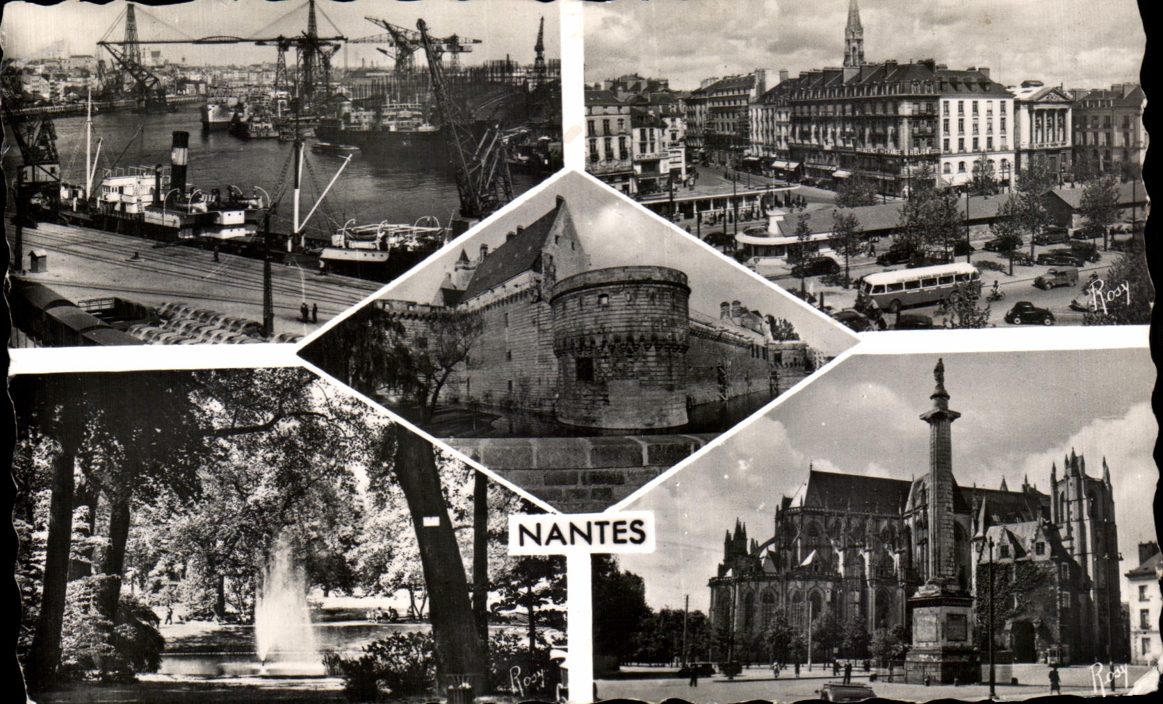 CPA Nantes the Port Places Trade the Castle of the Dukes