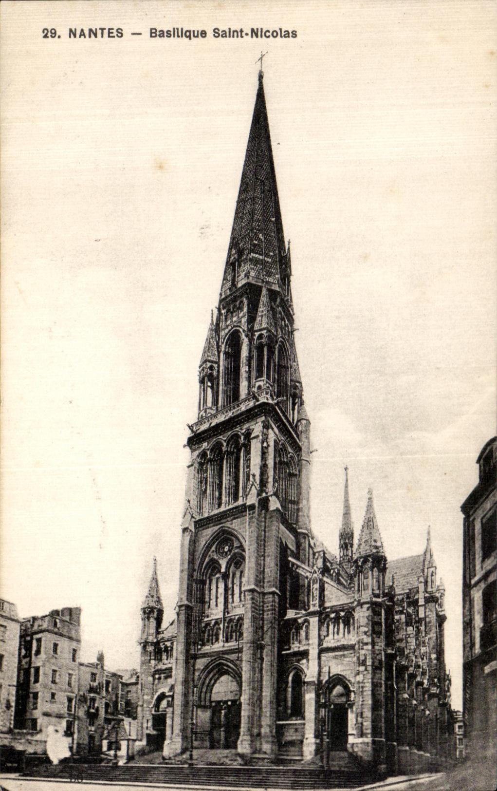 CPA Nantes Basilica Saint Nicolas