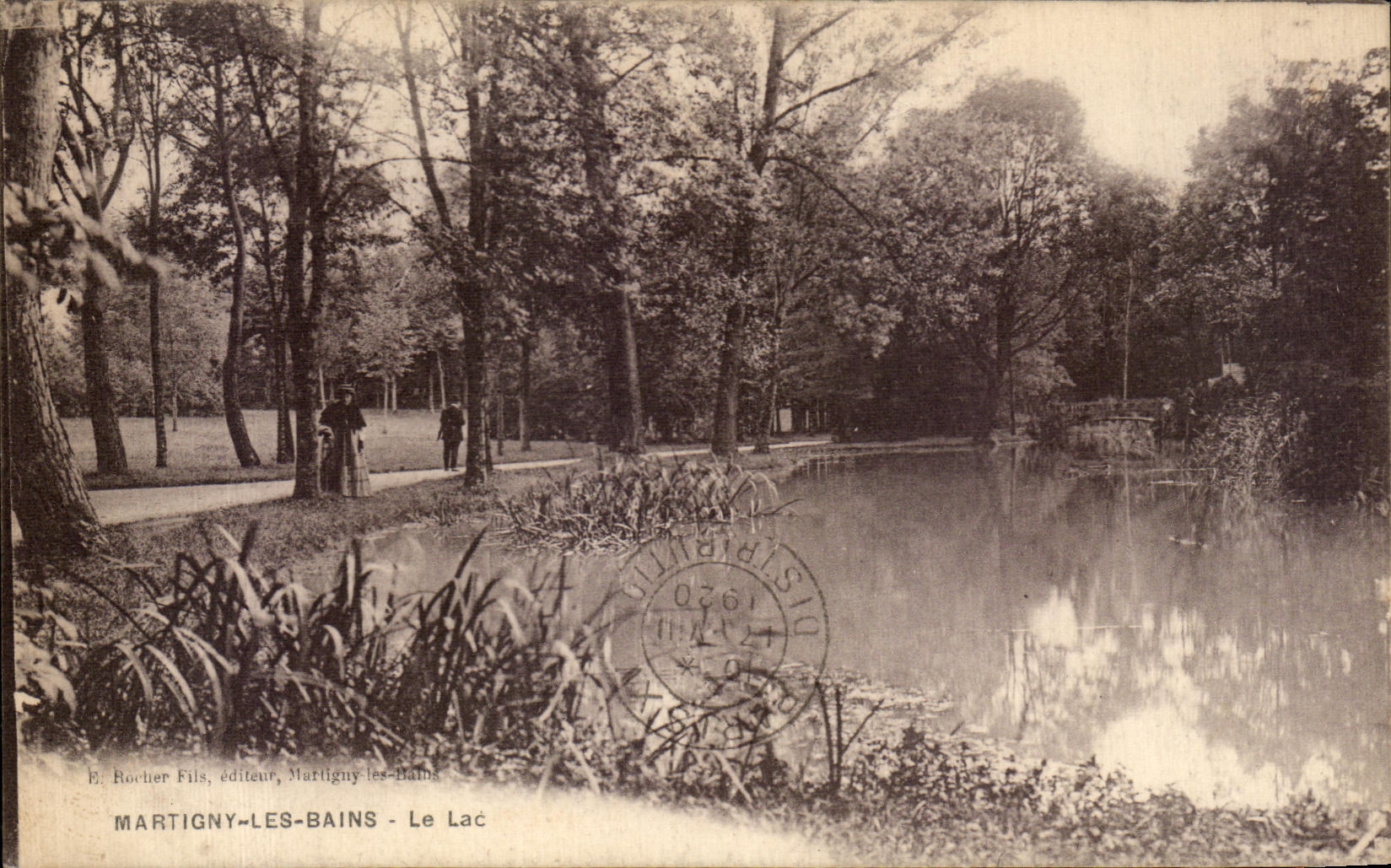CPA Martigny Les Bains Le lac