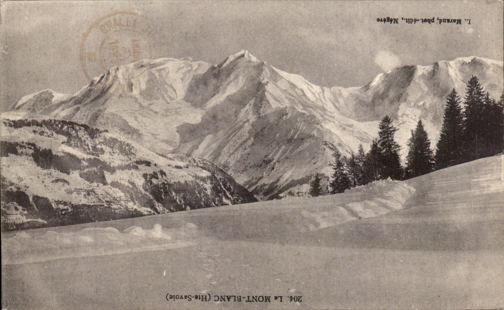 CPA Le Mont Blanc (Hte Savoie)