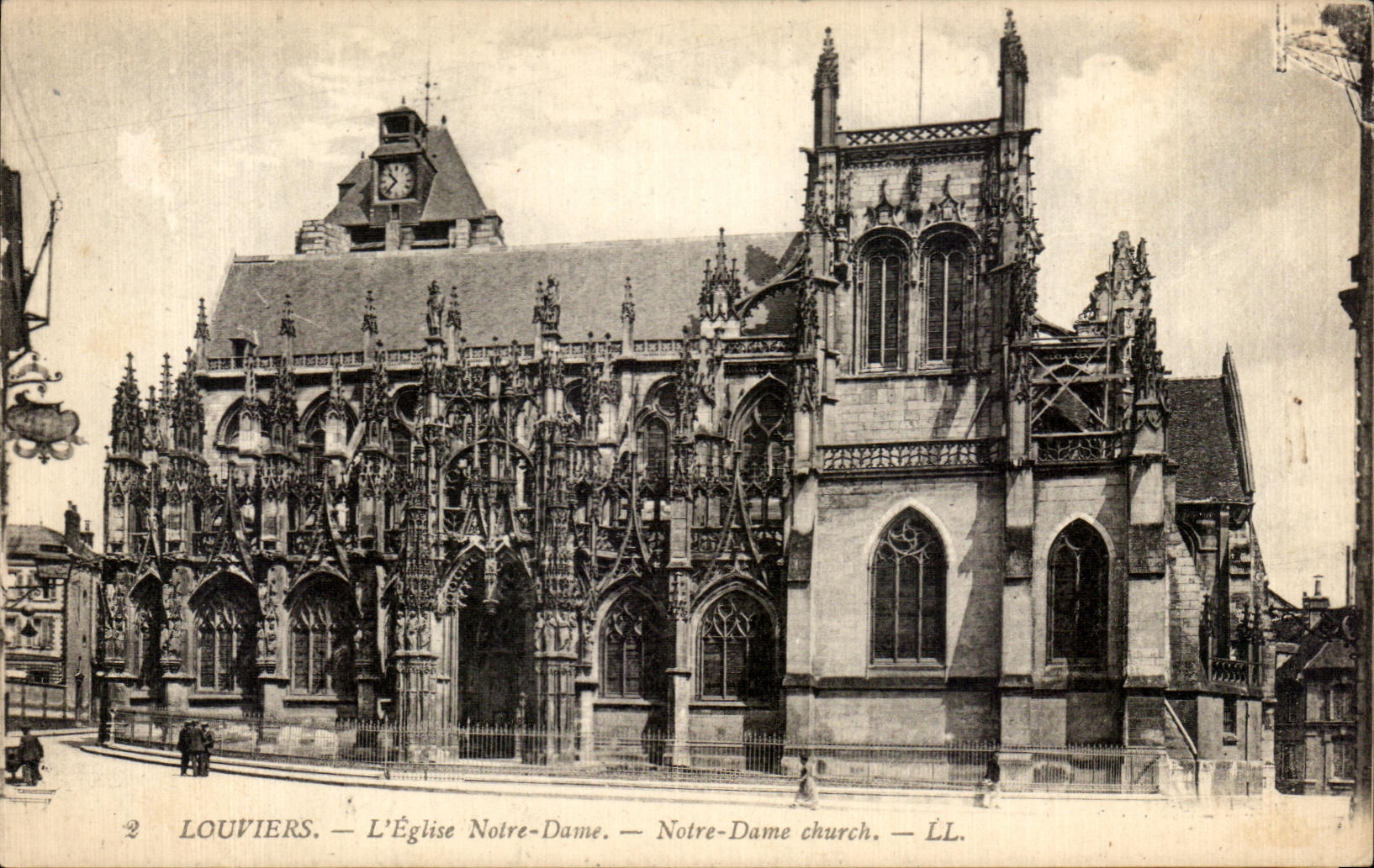 Iglesia de Notre Dame Notre Dame de la iglesia de CPA Louviers