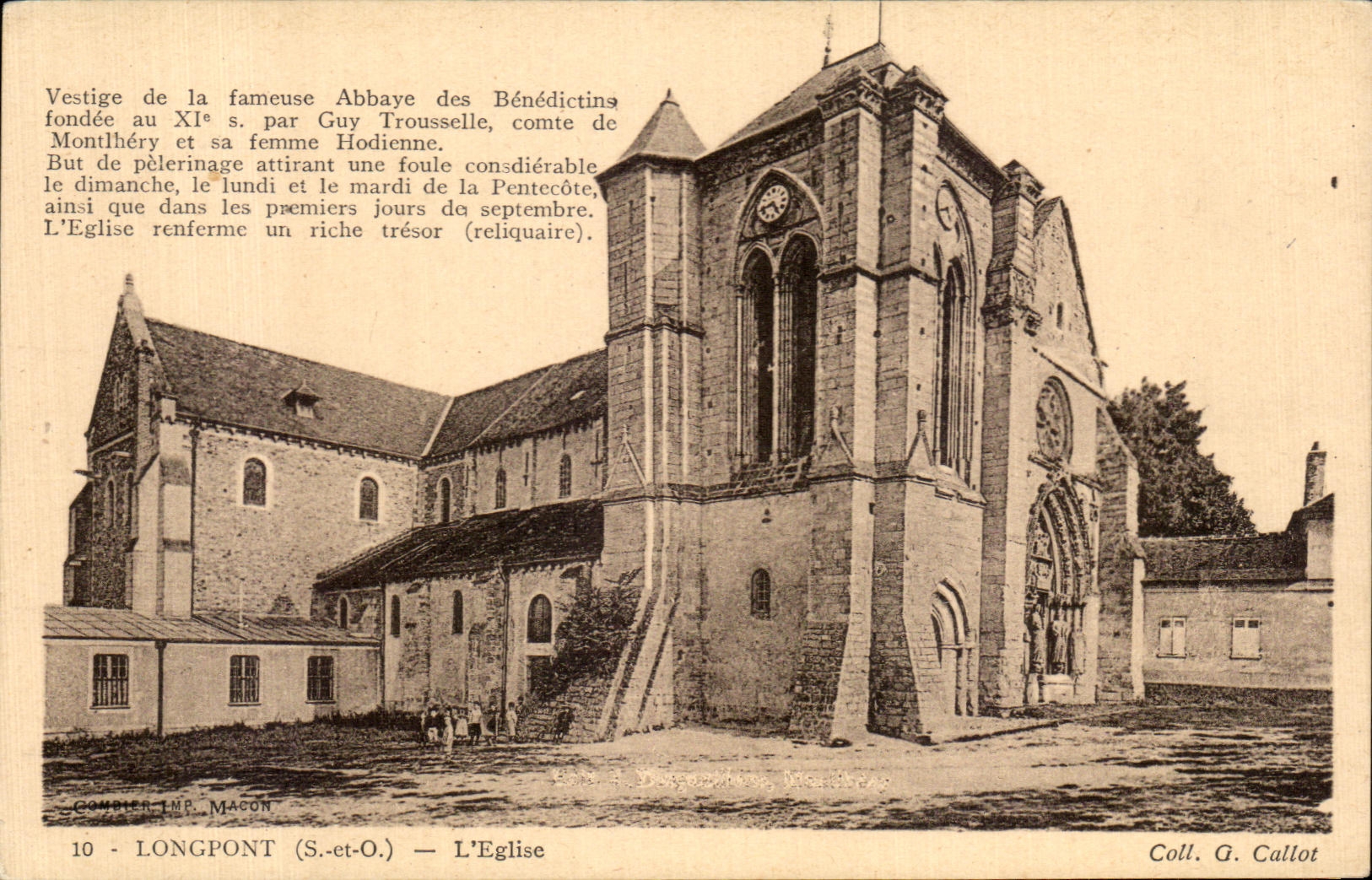 CPA Longpont L Eglise