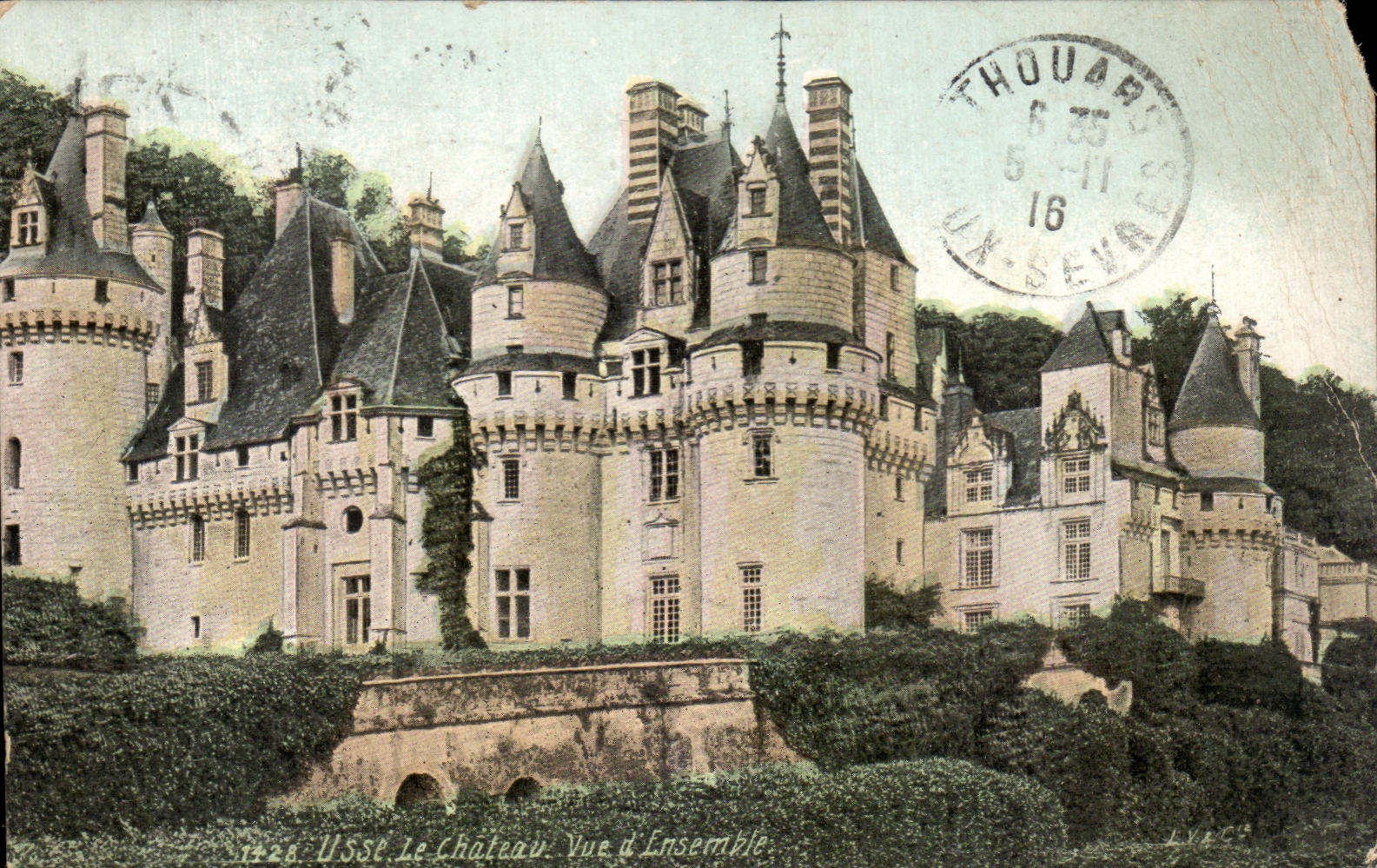 CPA Usse Le Chateau Vue d Ensemble