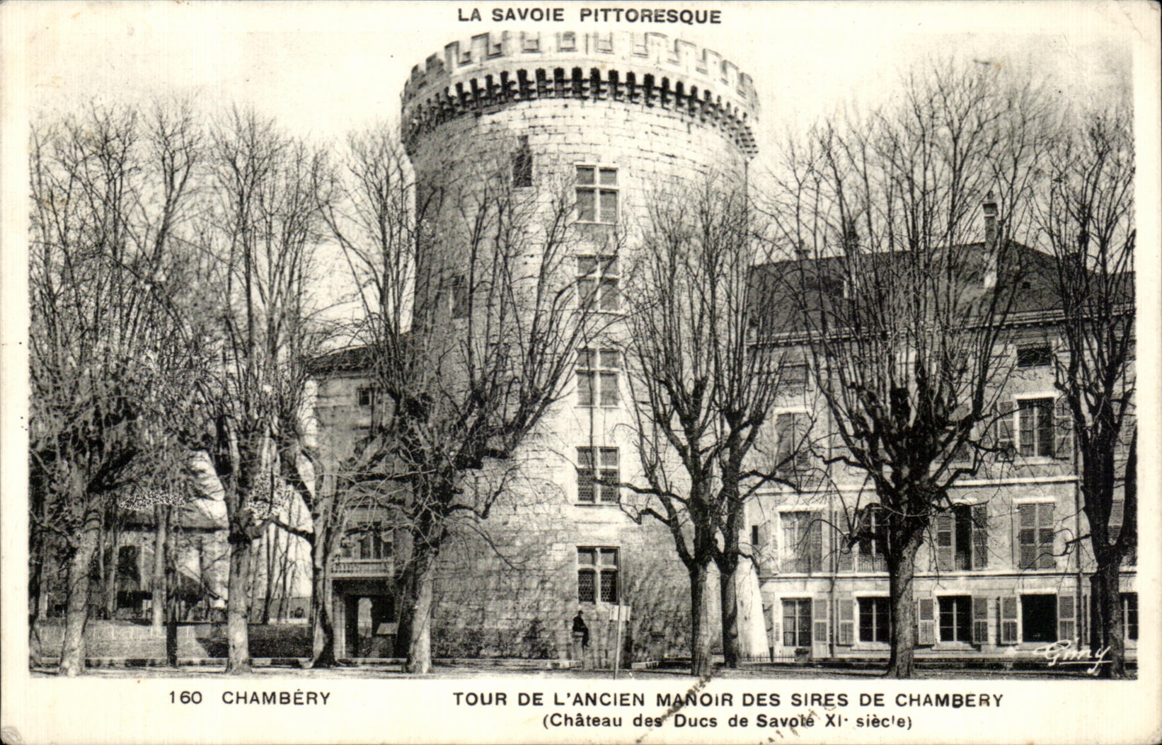 CPA Chambery Tour De L Ancien Manoir Des Sires De Chambery (Chateau des Ducs de Savole XI siecle)