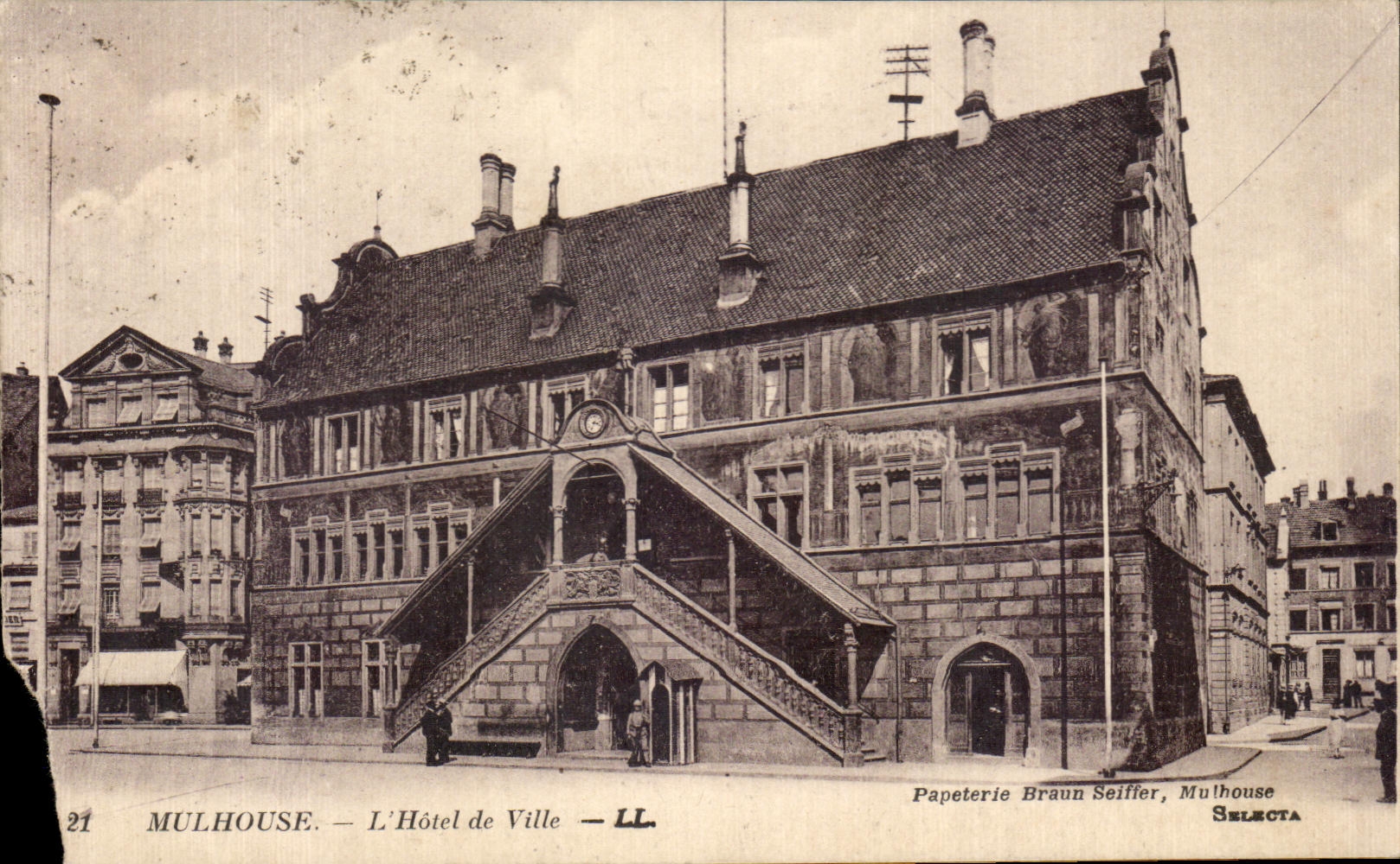 CPA Mulhouse Town hall