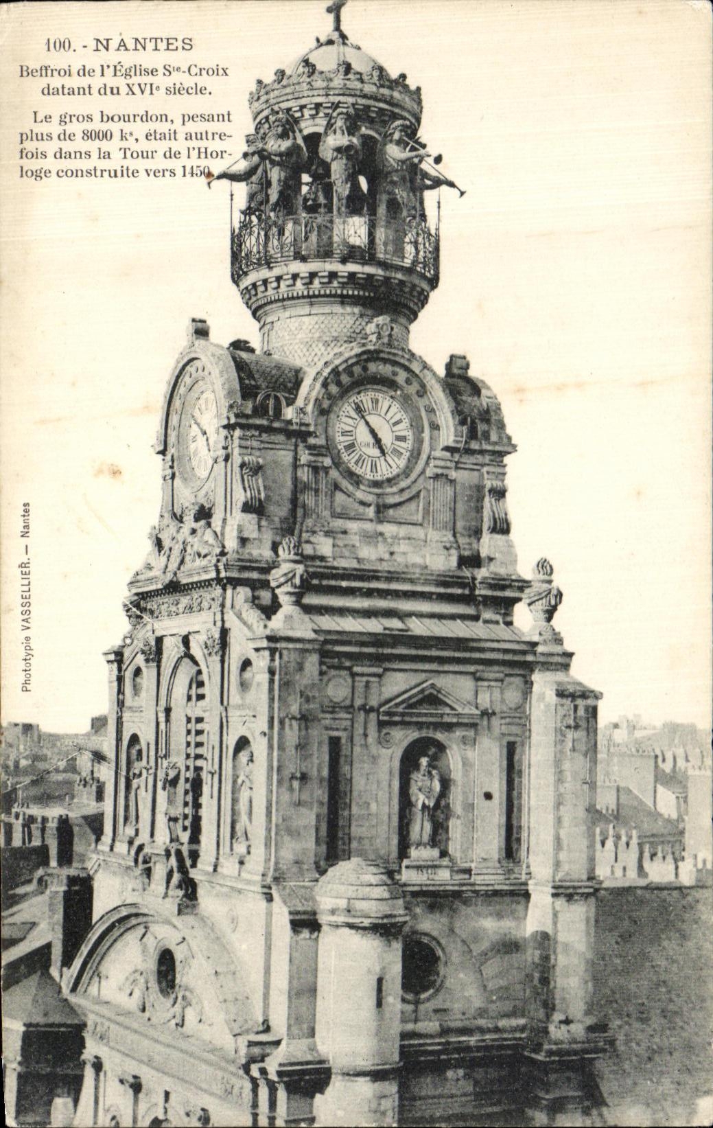 CPA Nantes Belfry of I Church