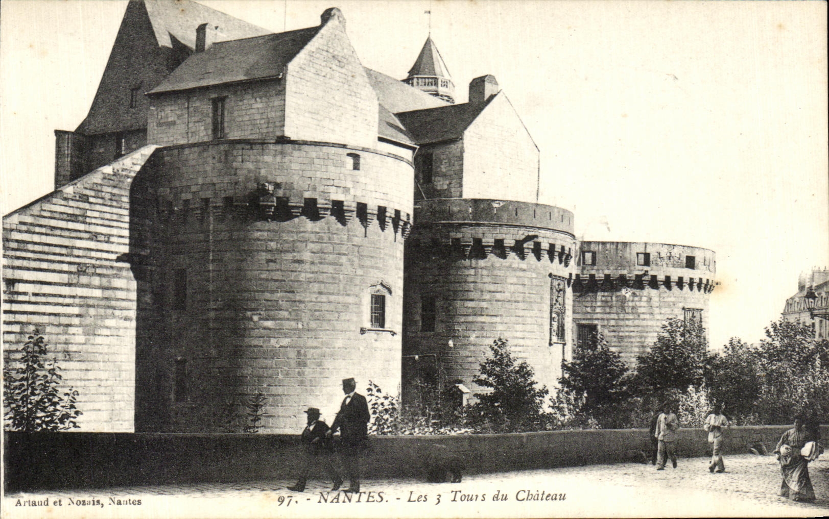 CPA Nantes Tours of the Castle