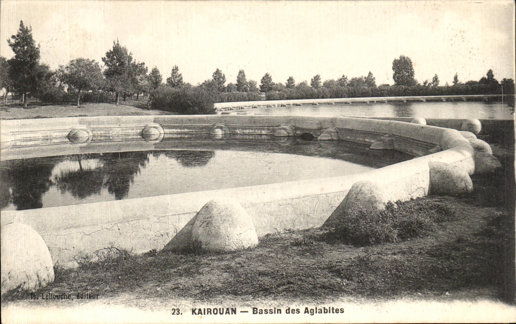 CPA Tunisie Kairouan Bassin des Aglabites