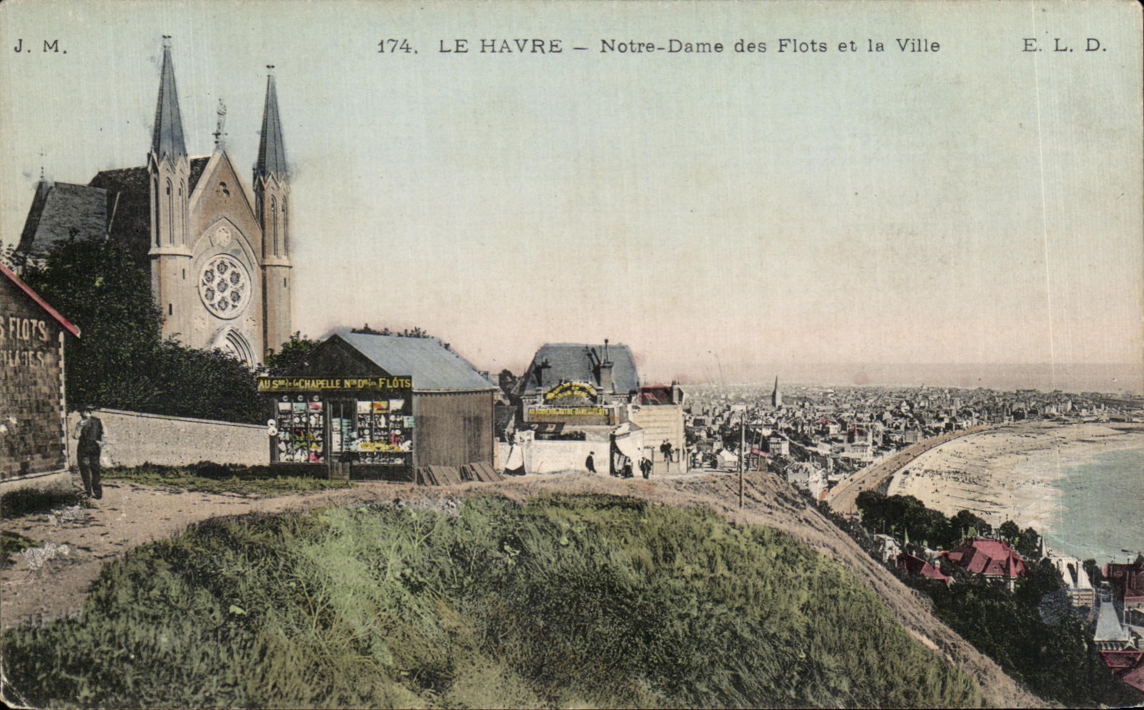 CPA Notre Dame Le Havre de Flote y de la ciudad