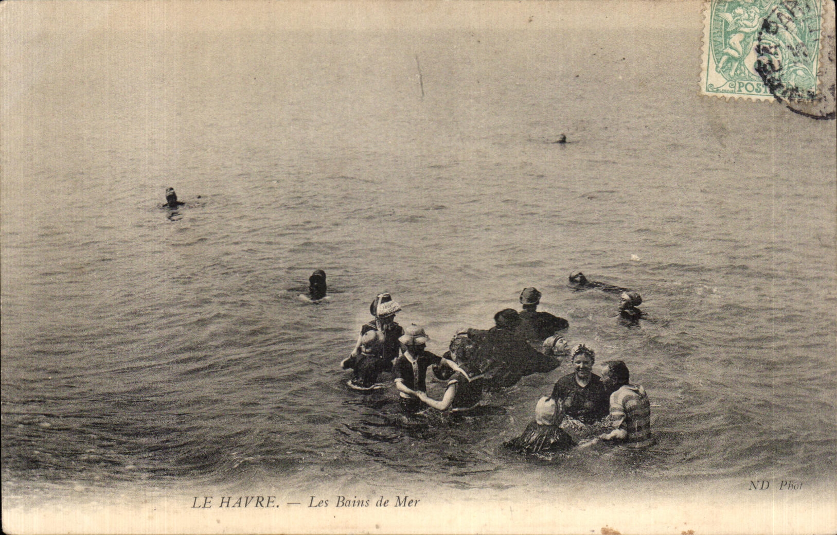 CPA Le Havre Les Bains del mar