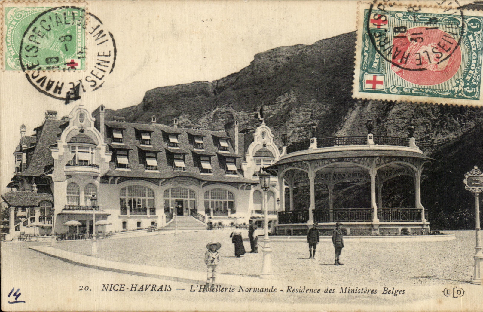 CPA Nice Native of Le Havre Hotel trade Norman Residence of