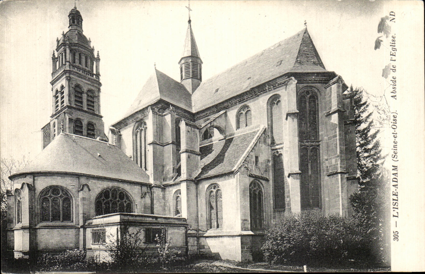 CPA Isle Adam Abside and church