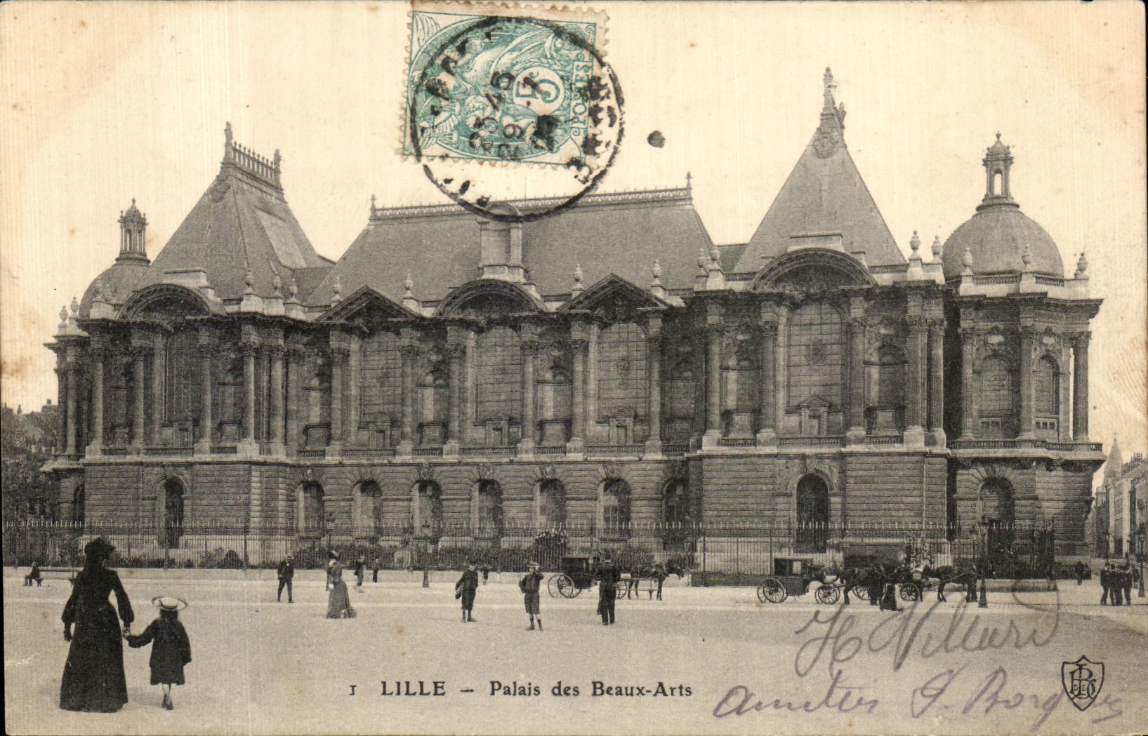 CPA Lille Palate of Beautiful arts