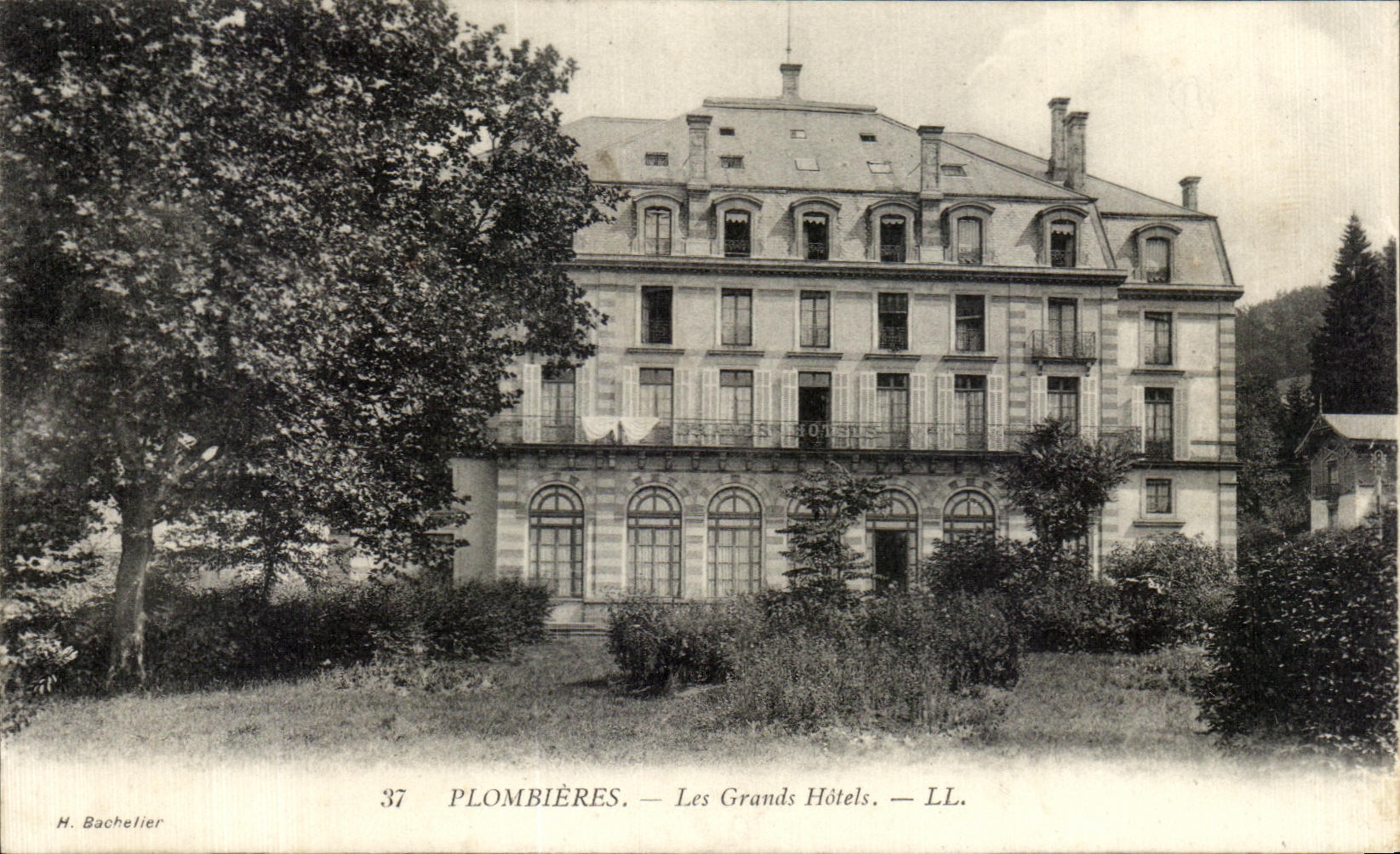 CPA Plombieres Les Grands Hotels
