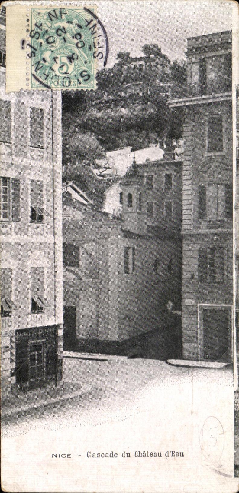 CPA Nice Cascades of the Castle Eau