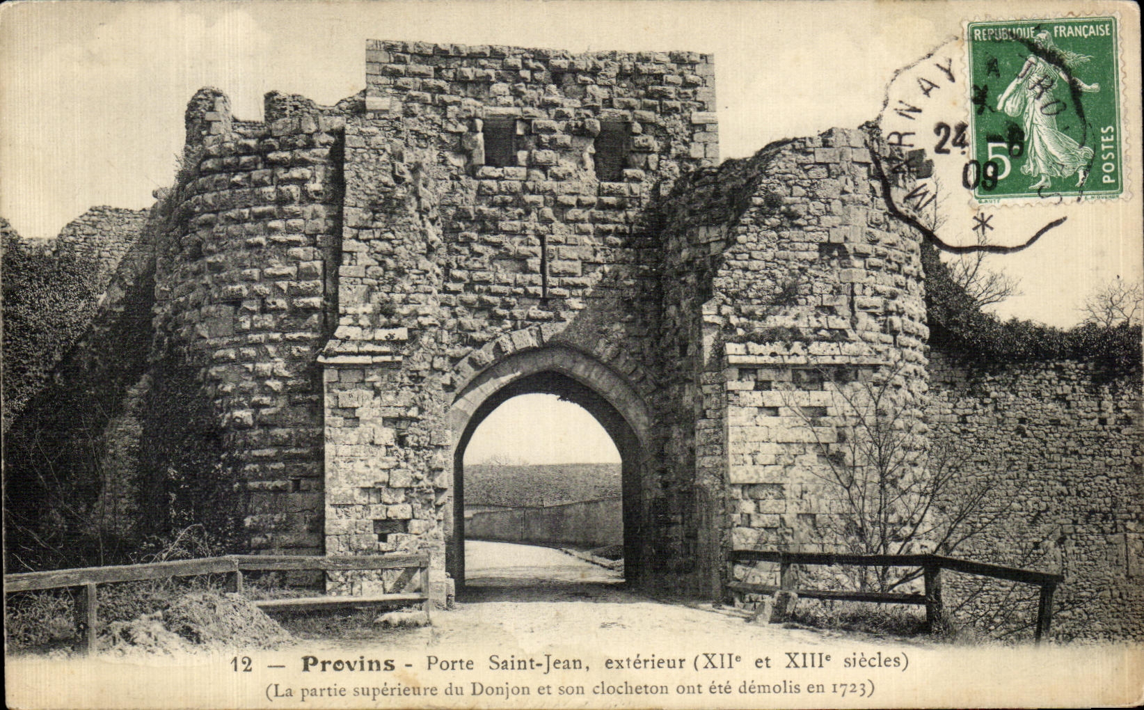 CPA Layered branches Gate Saint external Jean